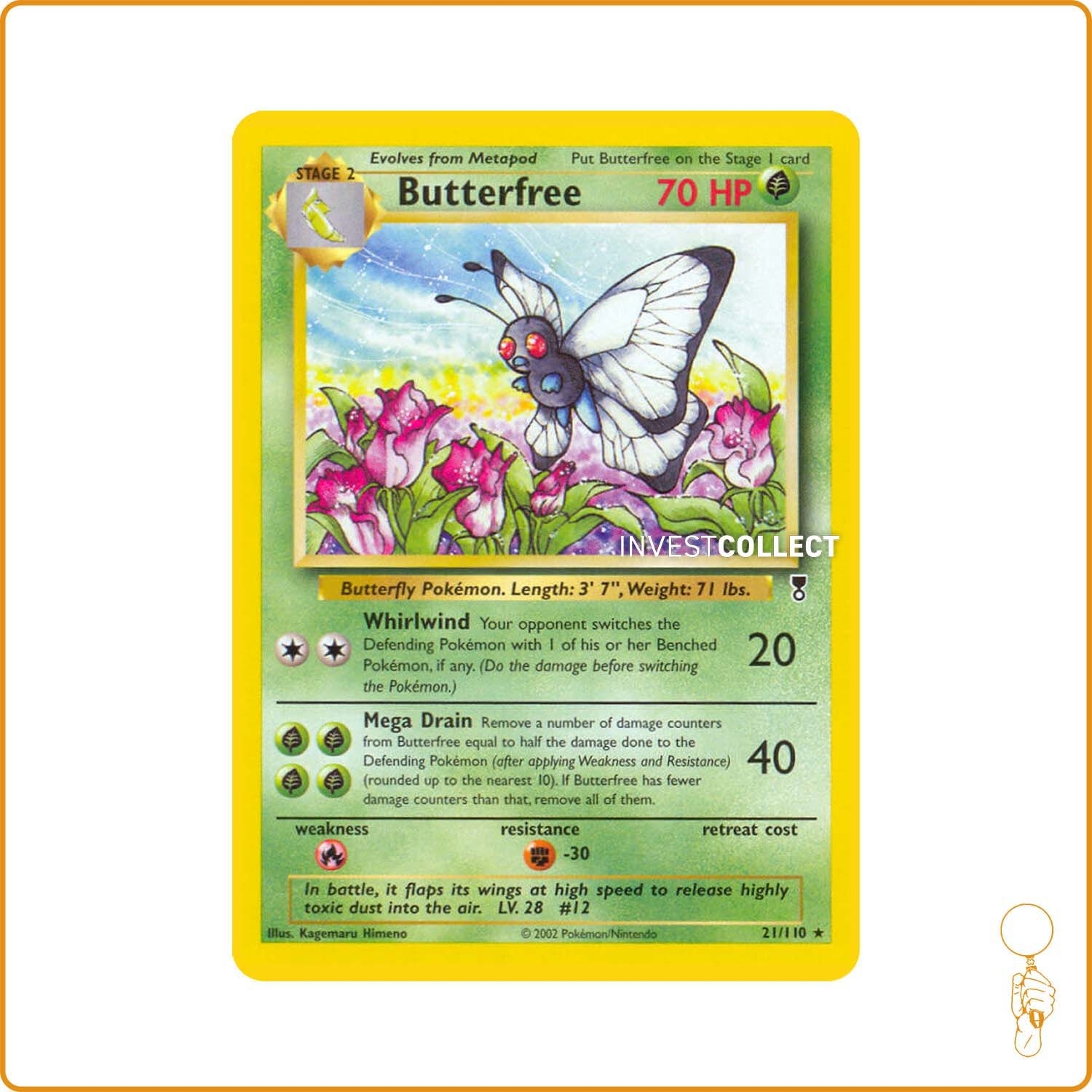 Rare - Pokemon - Legendary Collection - Butterfree 21/110 Wizards - 1
