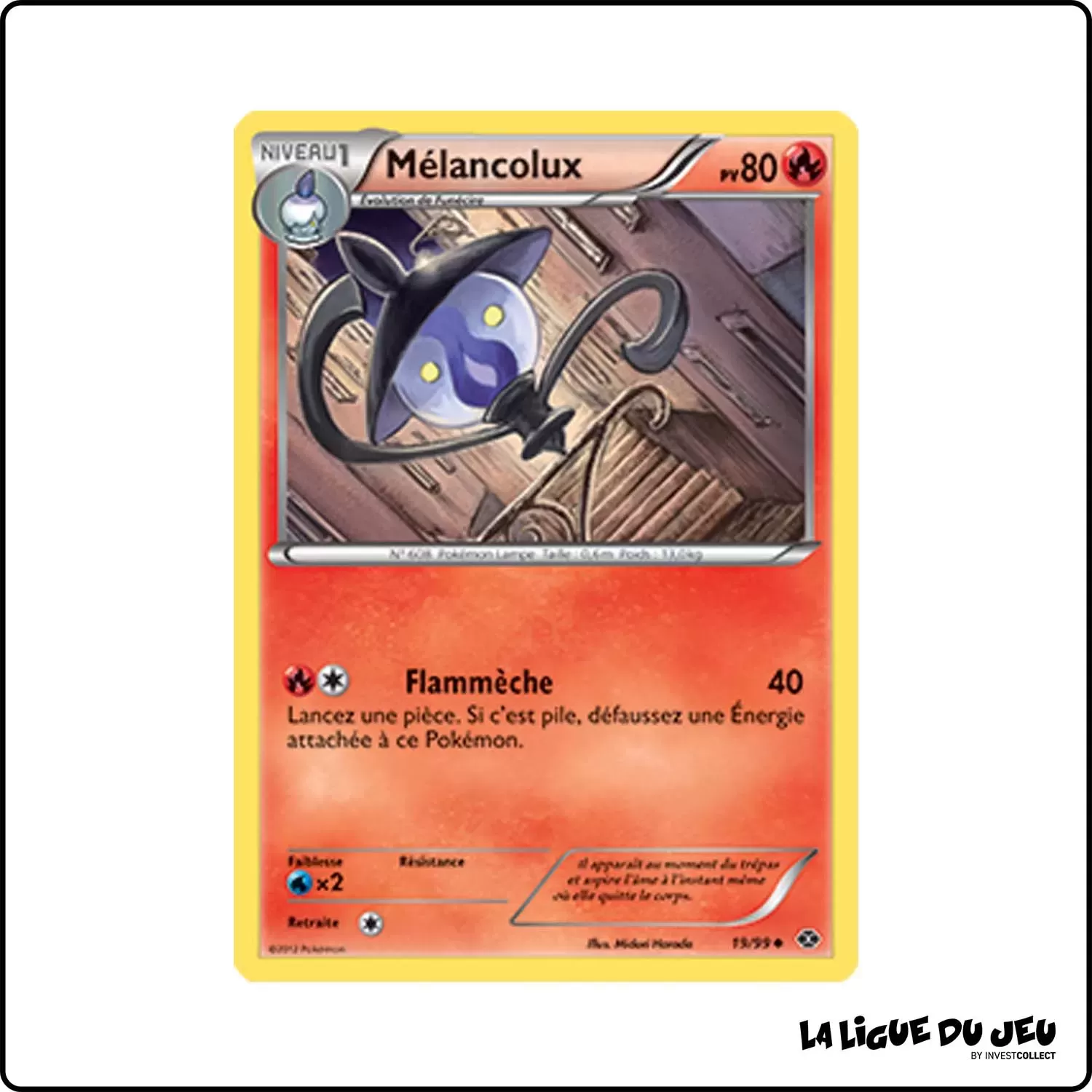 Peu commune - Pokemon - Destinées Futures - Mélancolux 19/99