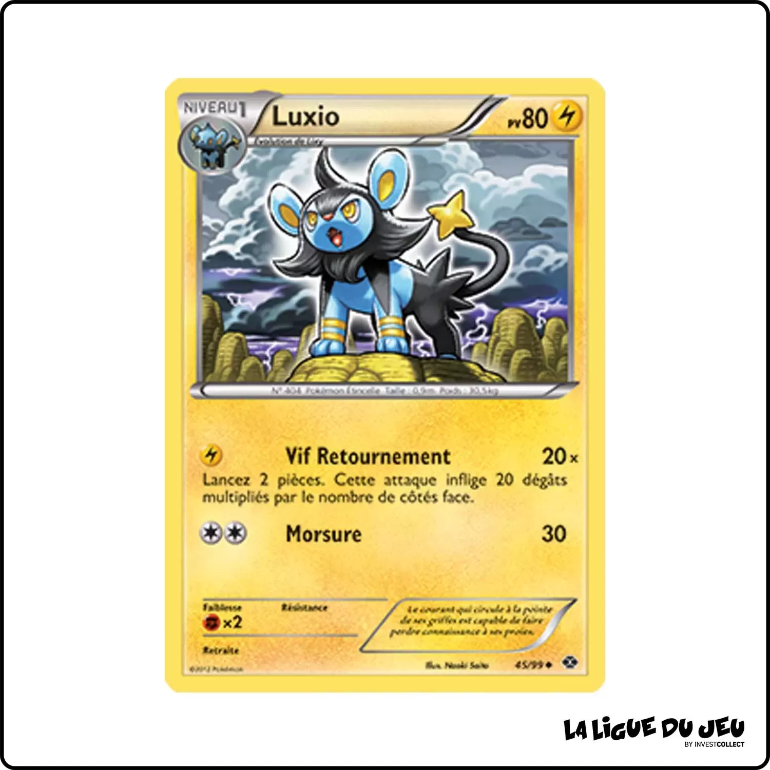 Peu commune - Pokemon - Destinées Futures - Luxio 45/99