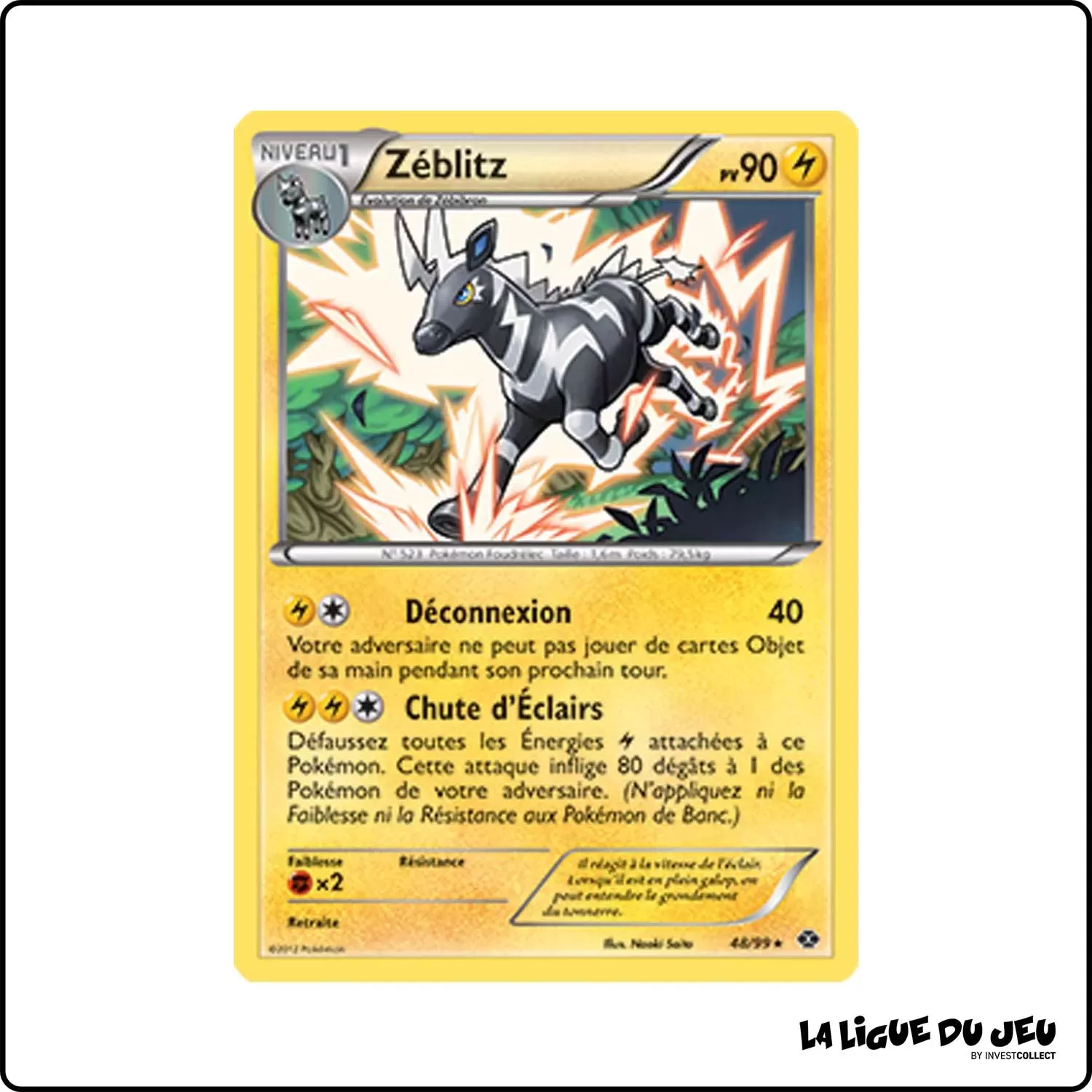 Rare - Pokemon - Destinées Futures - Zéblitz 48/99