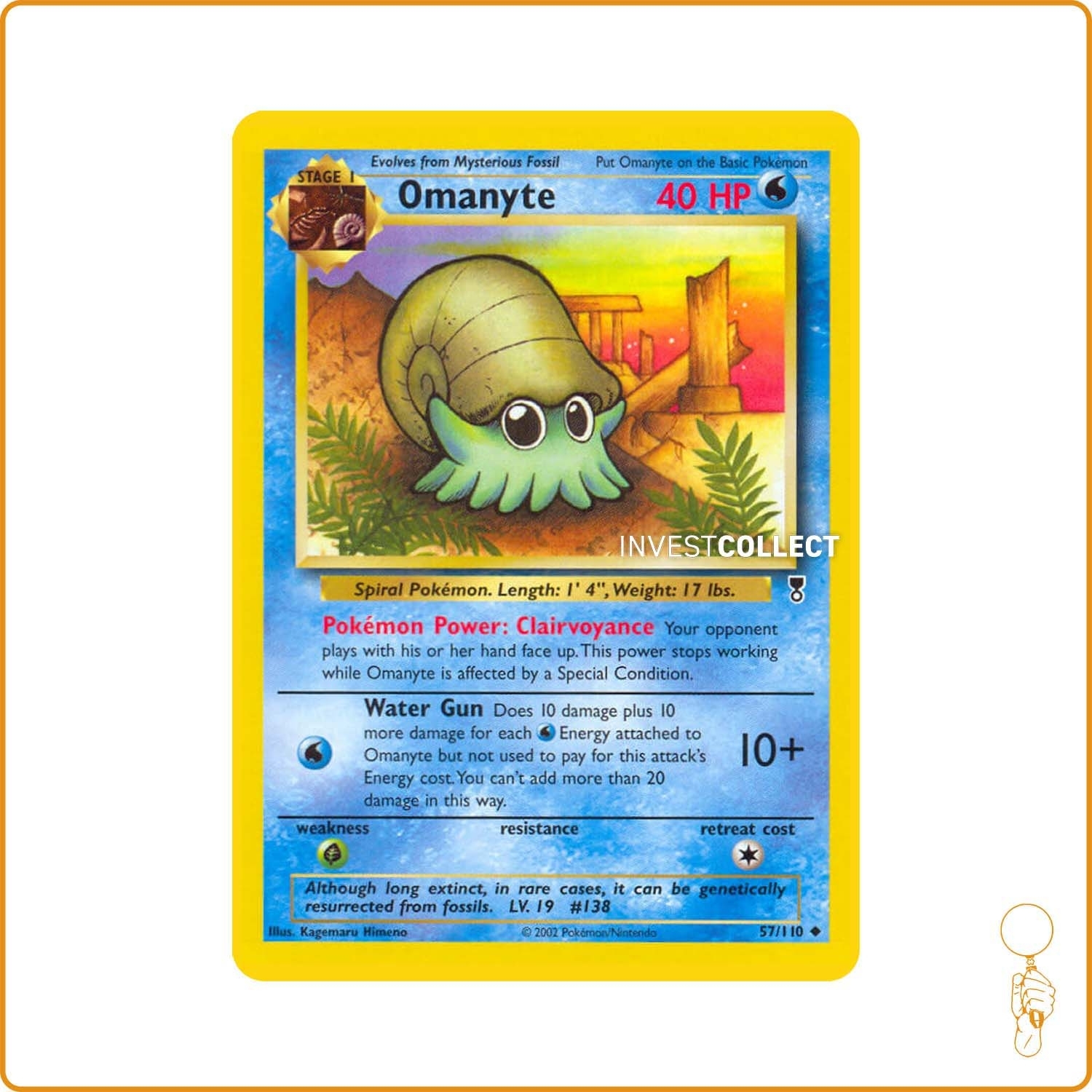 Peu Commune - Pokemon - Legendary Collection - Omanyte 57/110 Wizards - 1