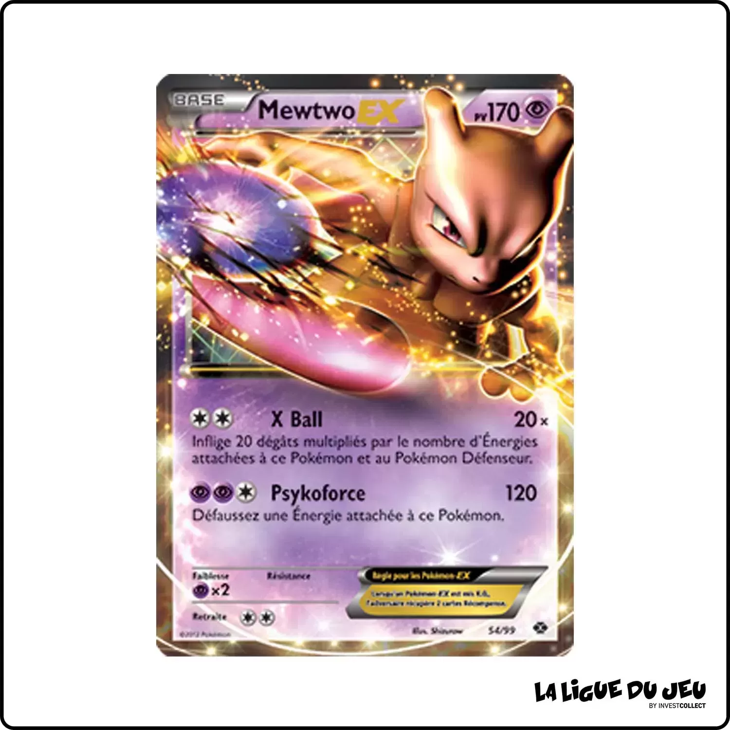 Ultra - Pokemon - Destinées Futures - Mewtwo-EX 54/99