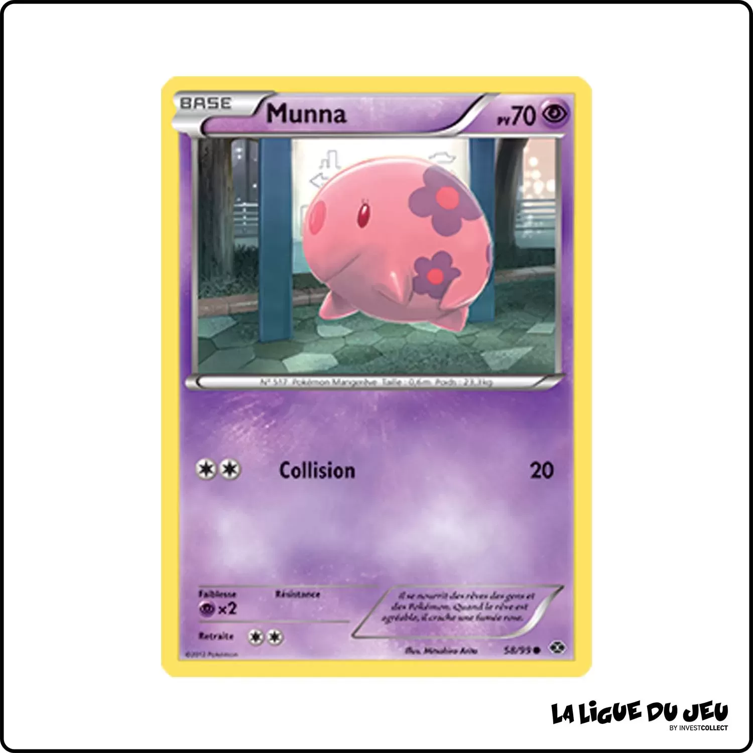 Commune - Pokemon - Destinées Futures - Munna 58/99