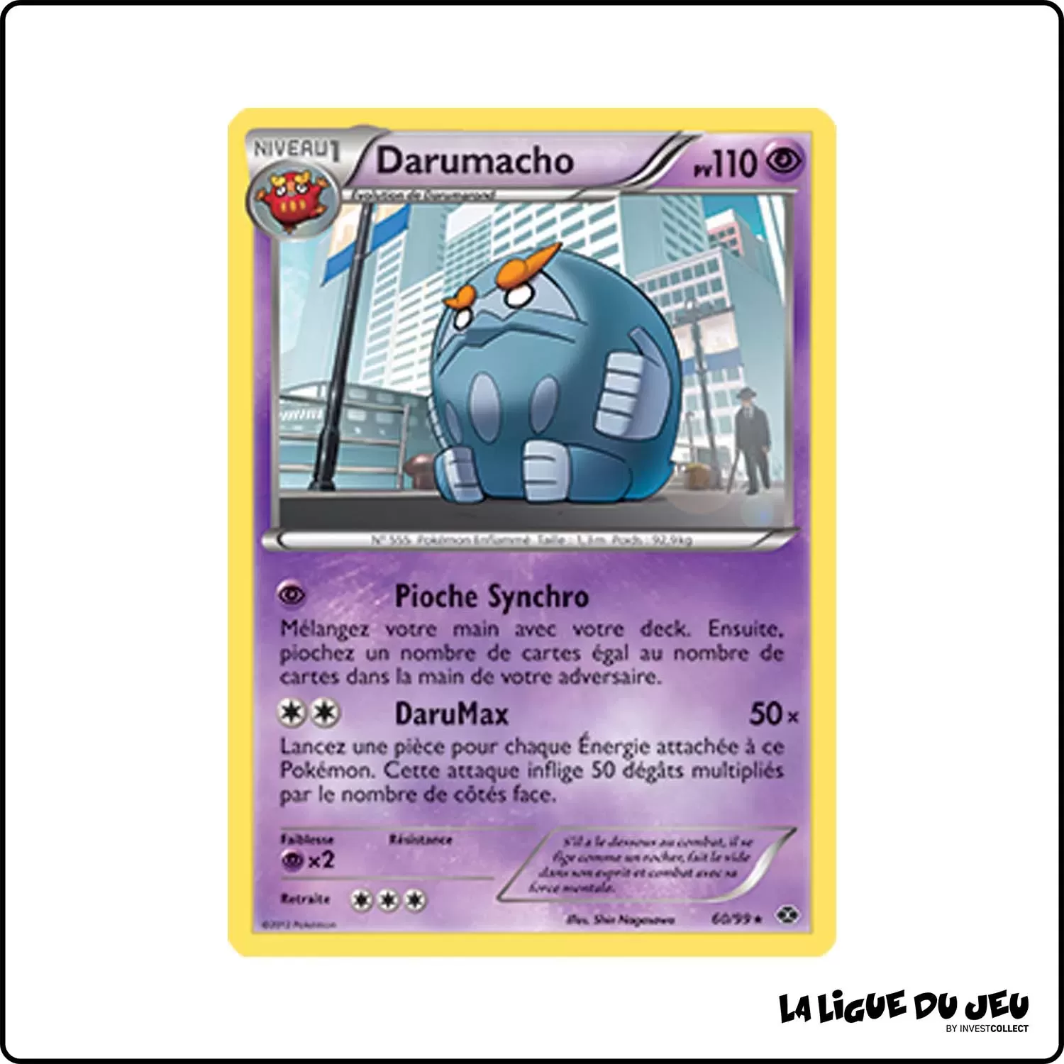 Rare - Pokemon - Destinées Futures - Darumacho 60/99