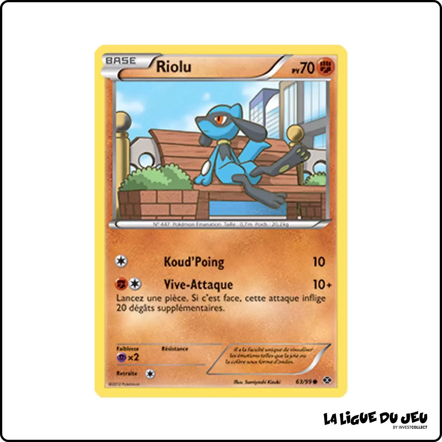 Commune - Pokemon - Destinées Futures - Riolu 63/99