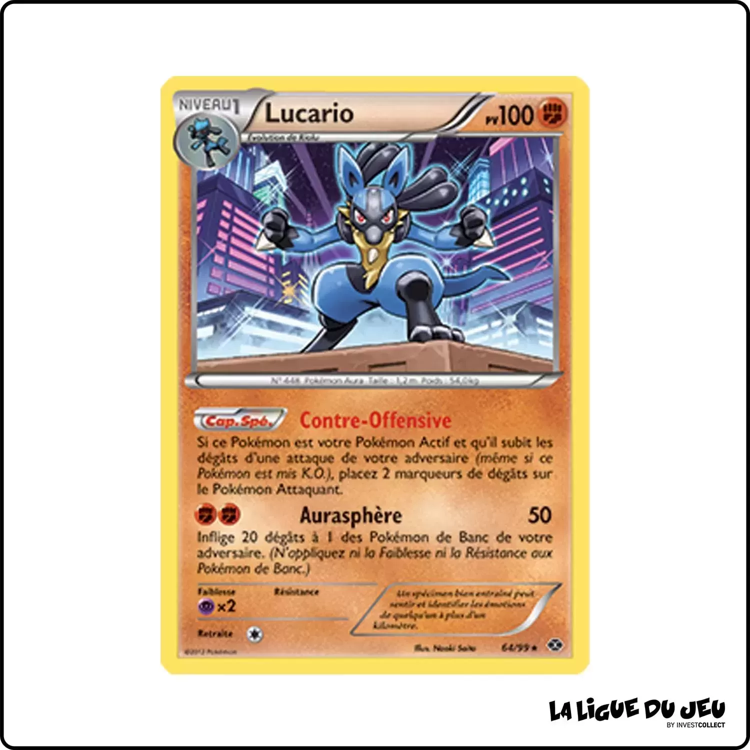 Holo - Pokemon - Destinées Futures - Lucario 64/99