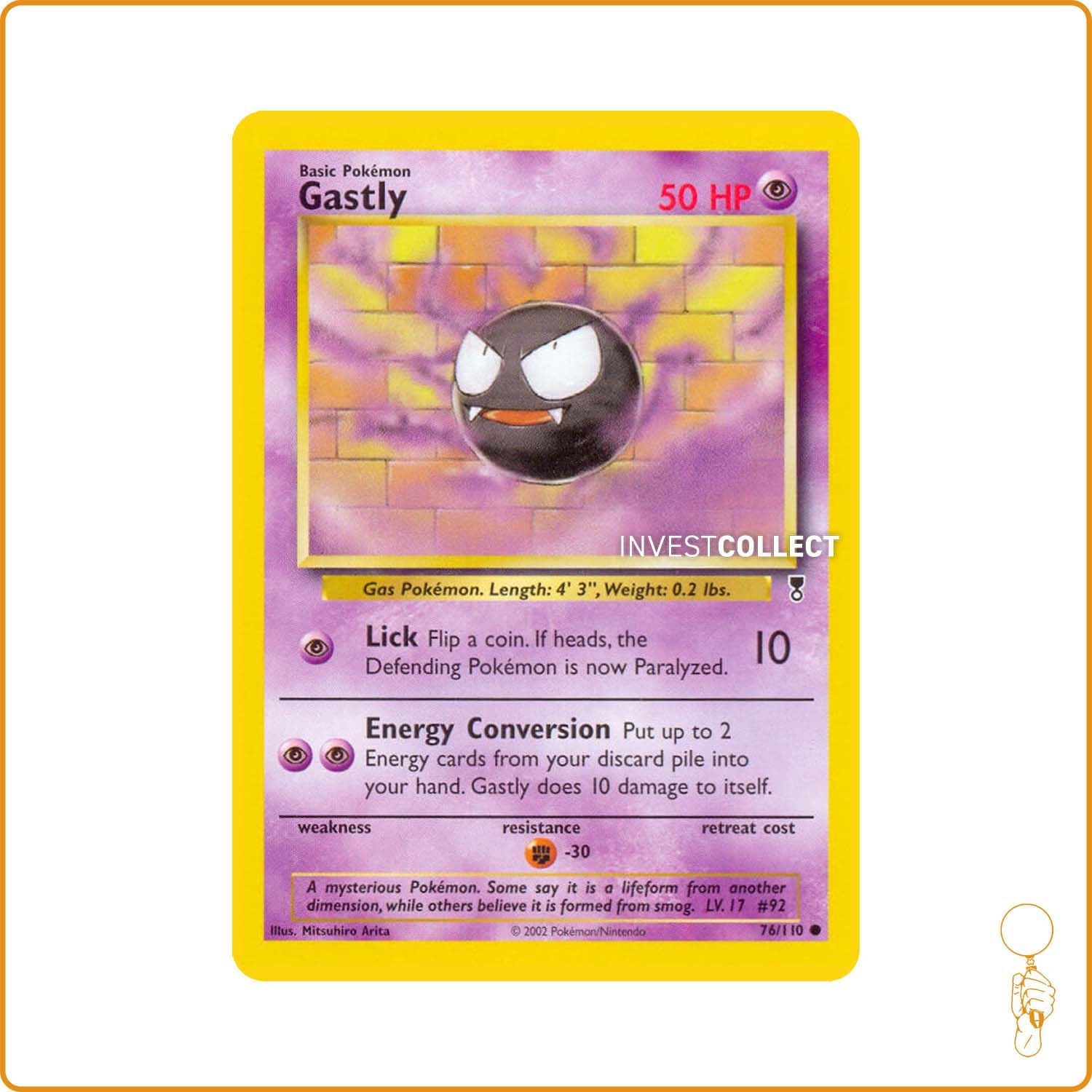 Commune - Pokemon - Legendary Collection - Gastly 76/110 Wizards - 1