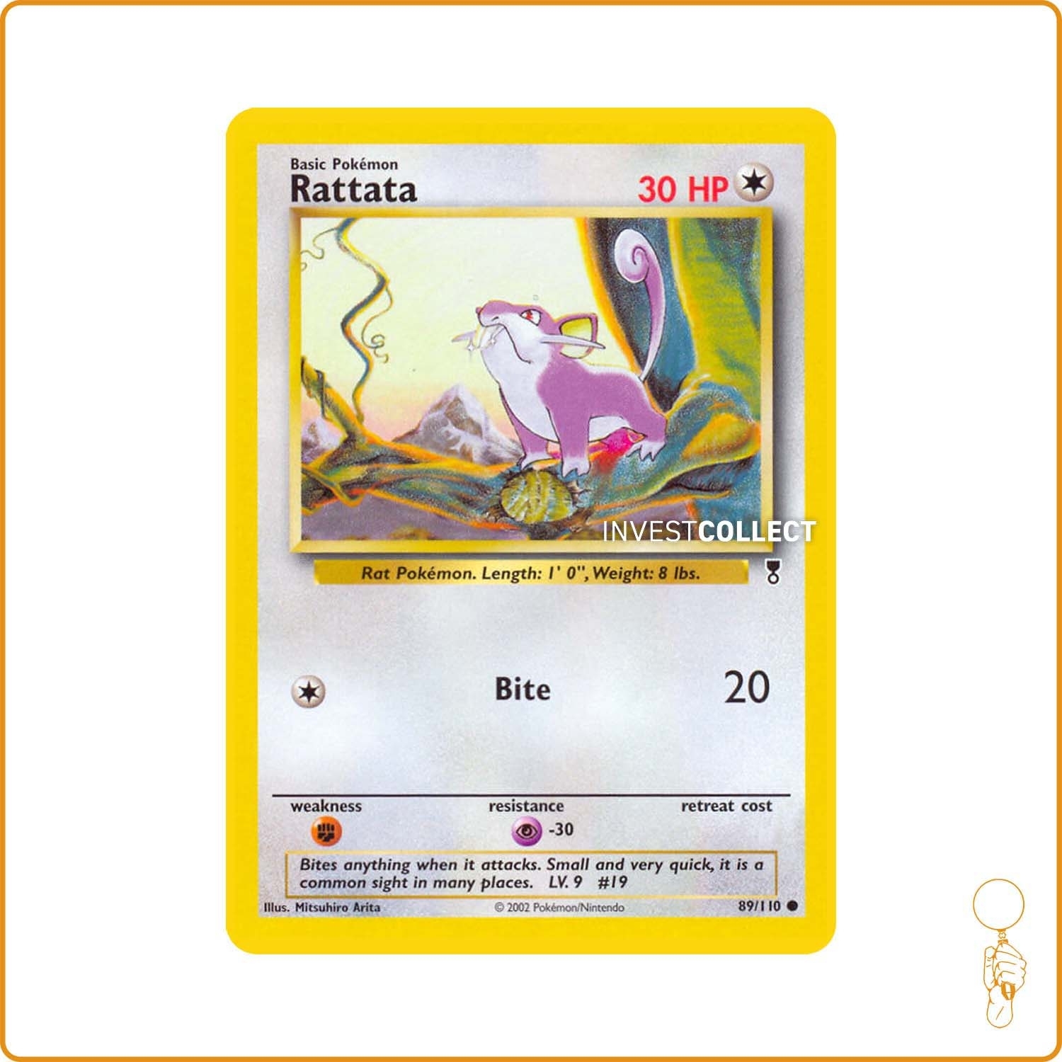 Commune - Pokemon - Legendary Collection - Rattata 89/110 Wizards - 1
