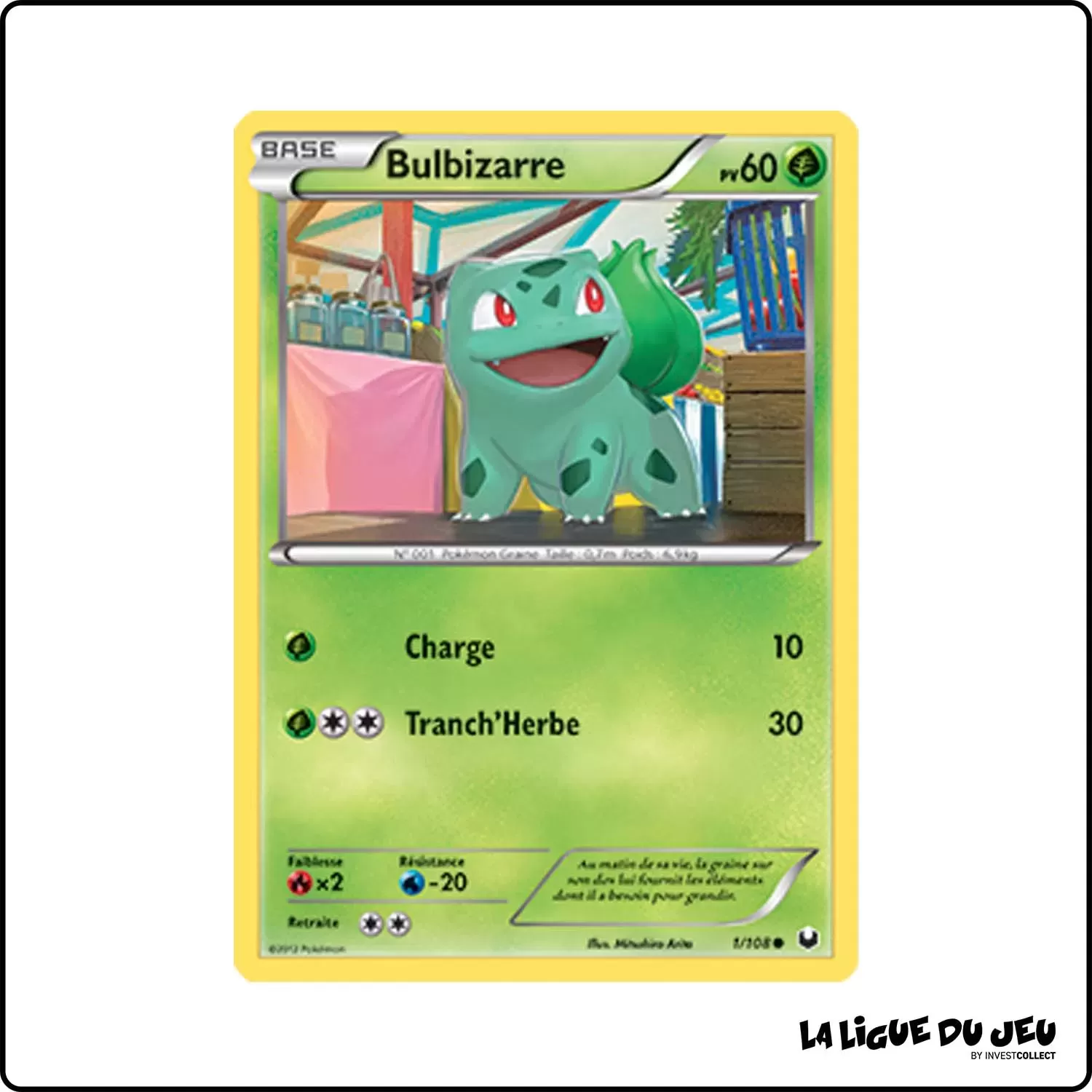 Commune - Pokemon - Explorateurs Obscurs - Bulbizarre 1/108