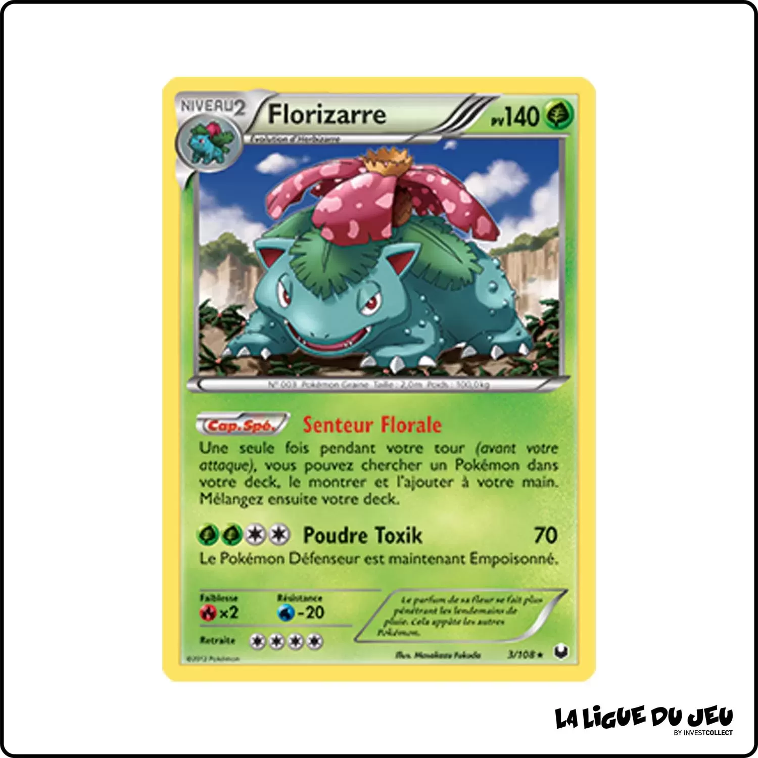 Holo - Pokemon - Explorateurs Obscurs - Florizarre 3/108