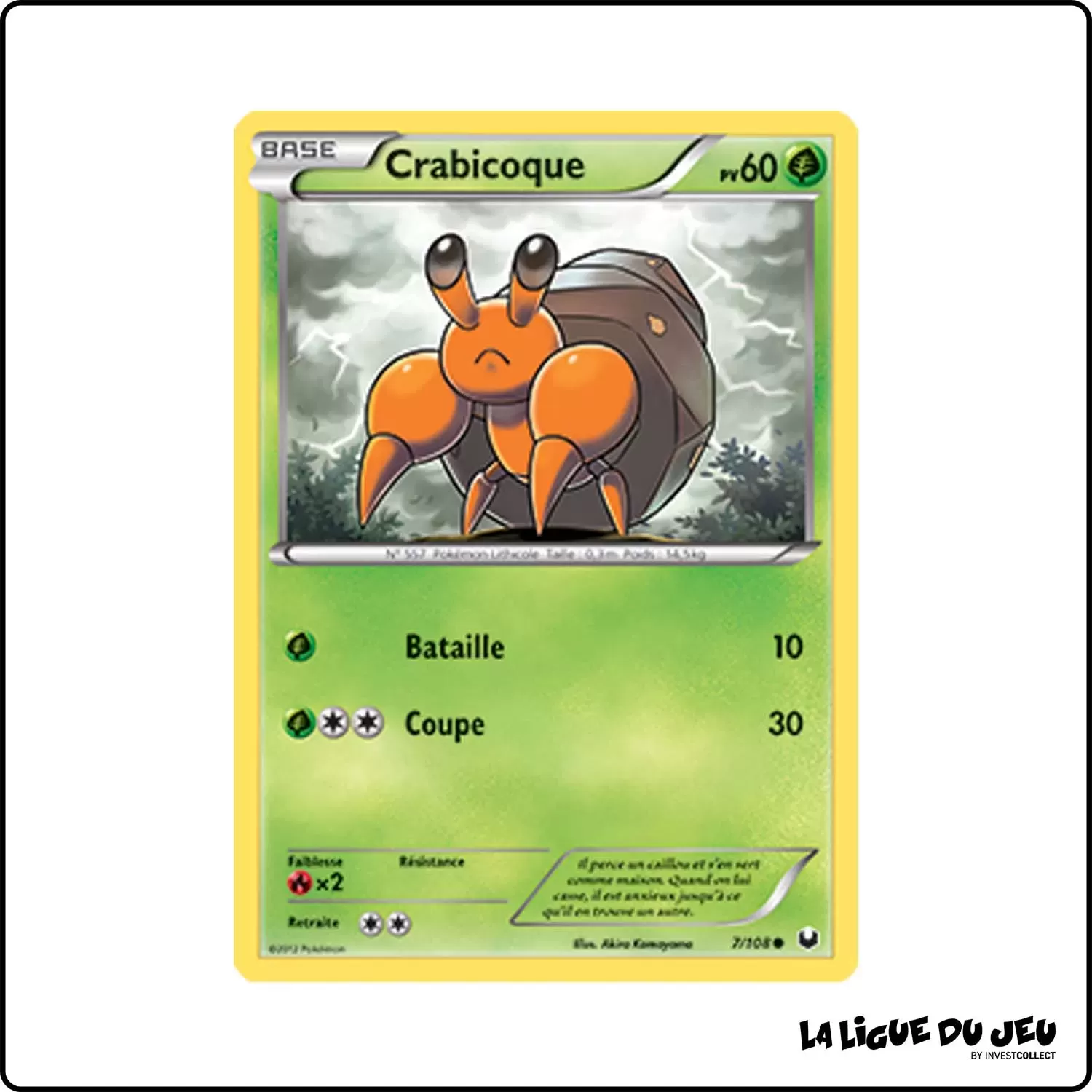 Commune - Pokemon - Explorateurs Obscurs - Crabicoque 7/108