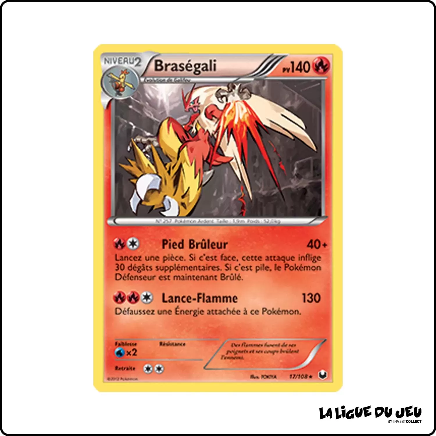 Holo - Pokemon - Explorateurs Obscurs - Braségali 17/108