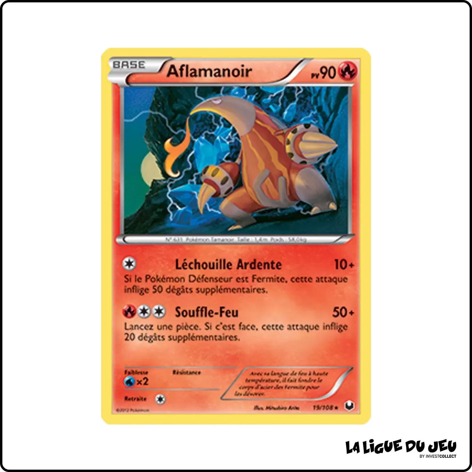 Rare - Pokemon - Explorateurs Obscurs - Aflamanoir 19/108