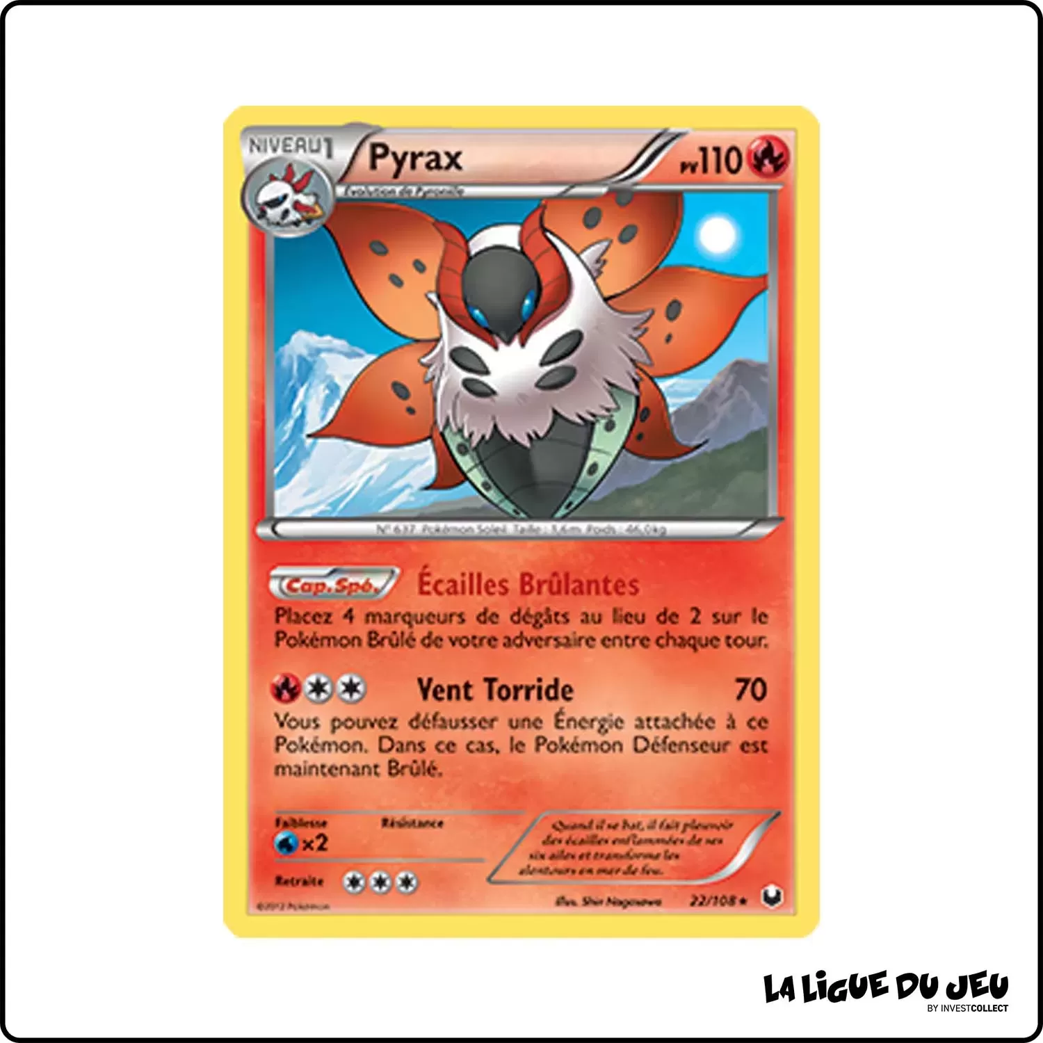 Holo - Pokemon - Explorateurs Obscurs - Pyrax 22/108