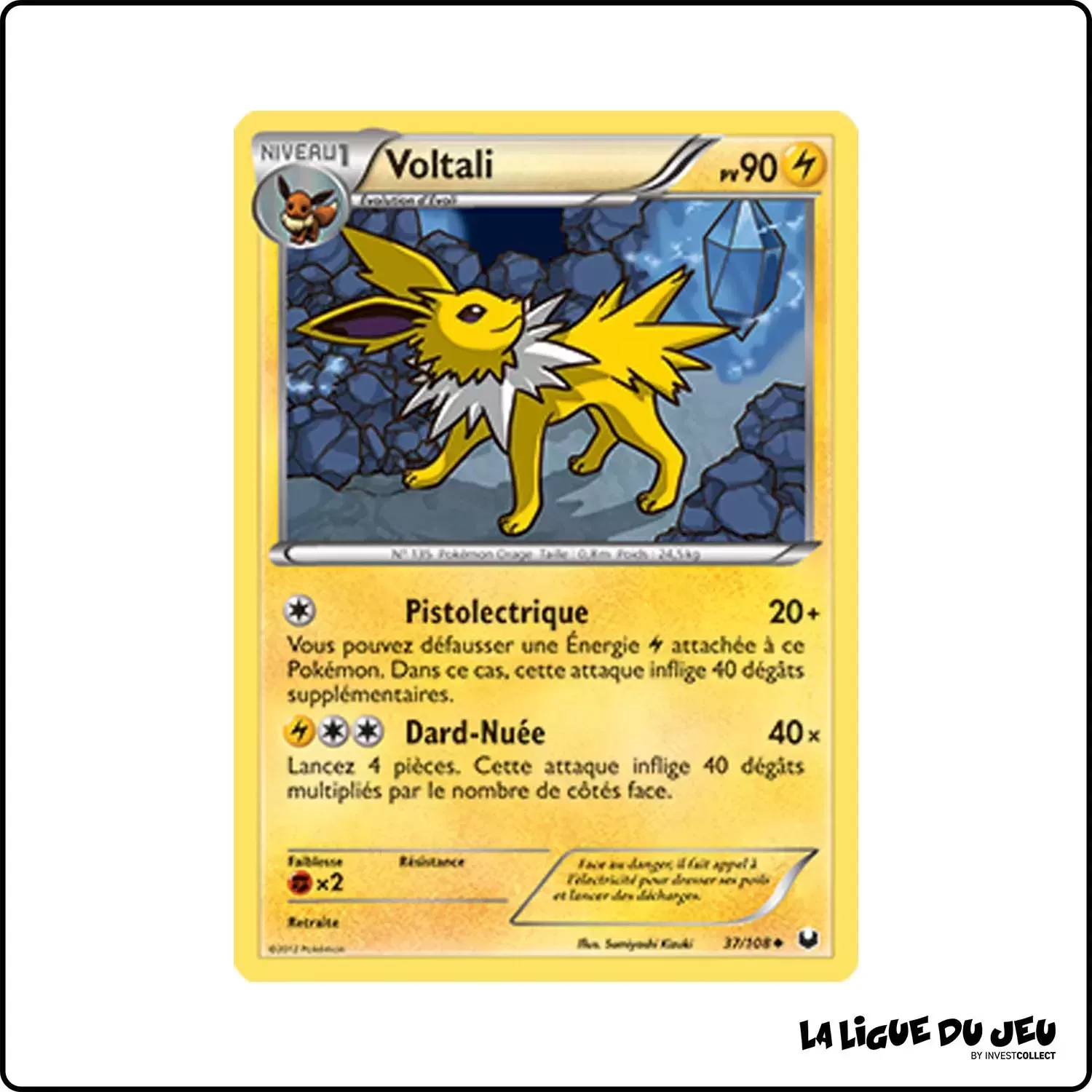 Peu commune - Pokemon - Explorateurs Obscurs - Voltali 37/108