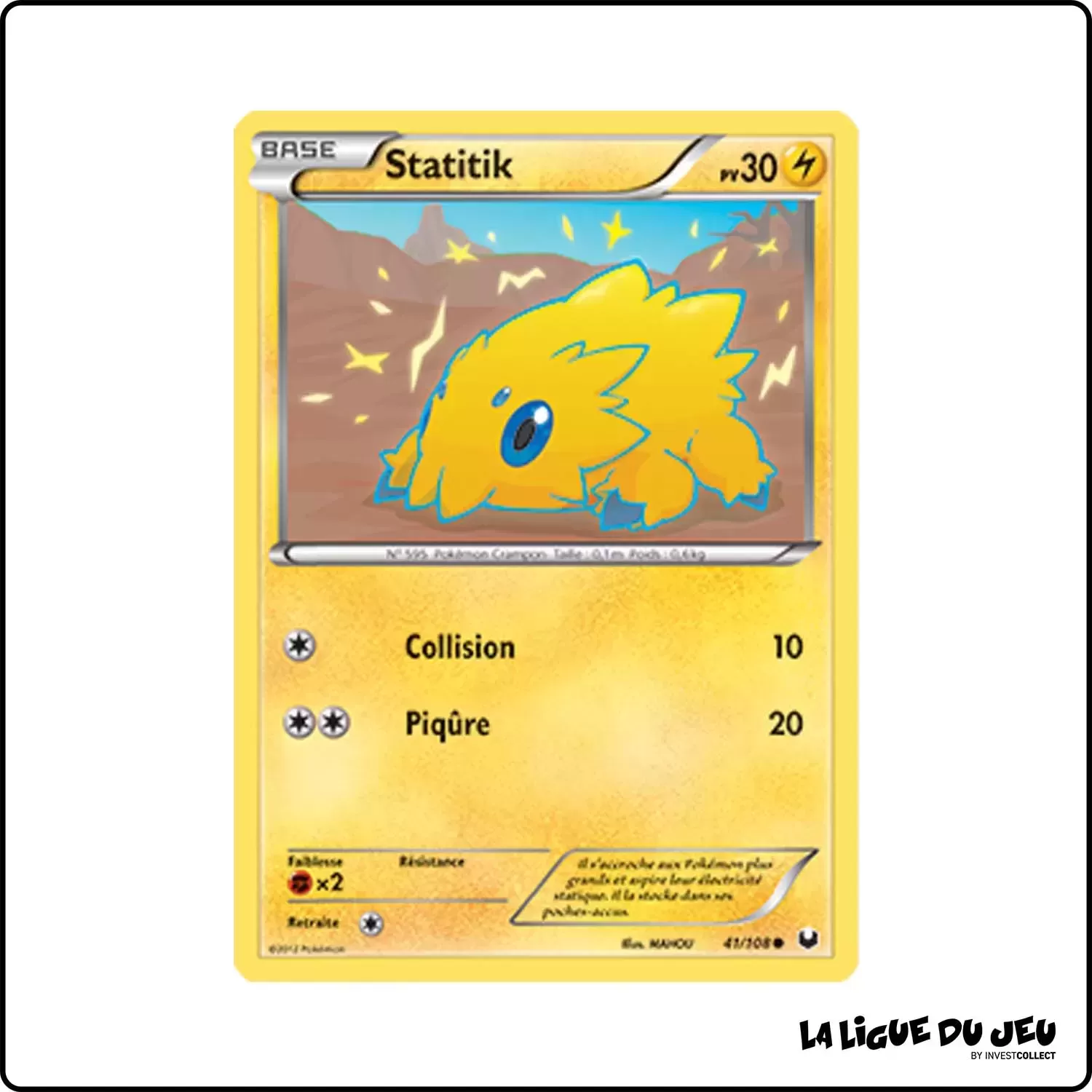 Commune - Pokemon - Explorateurs Obscurs - Statitik 41/108