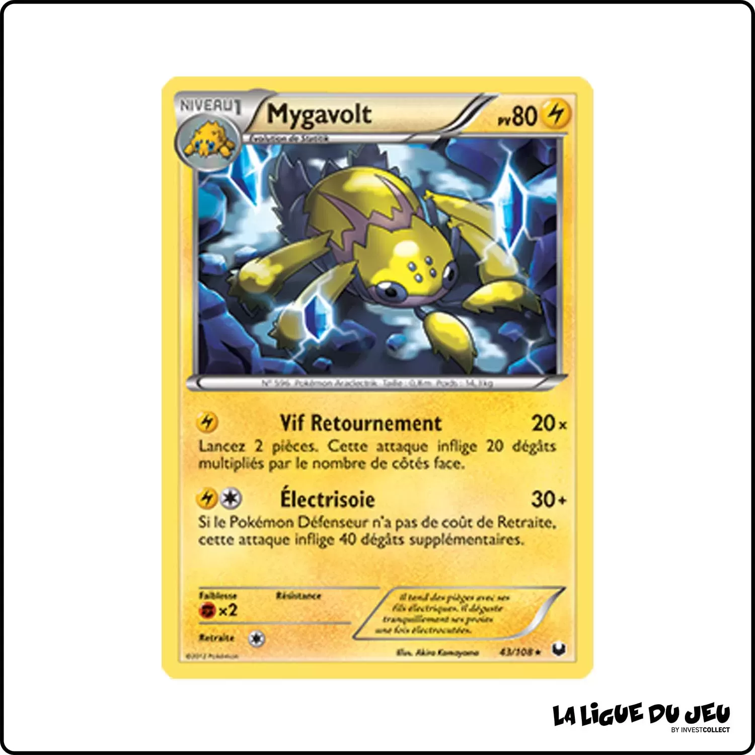 Rare - Pokemon - Explorateurs Obscurs - Mygavolt 43/108