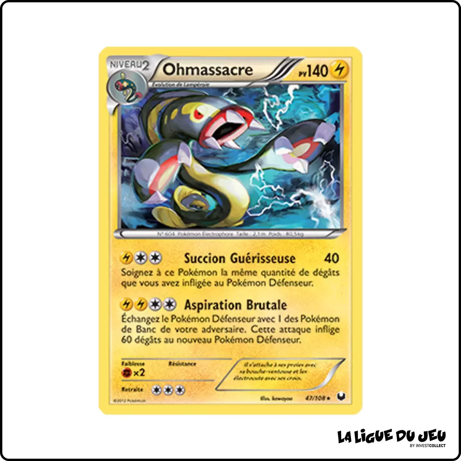 Holo - Pokemon - Explorateurs Obscurs - Ohmassacre 47/108