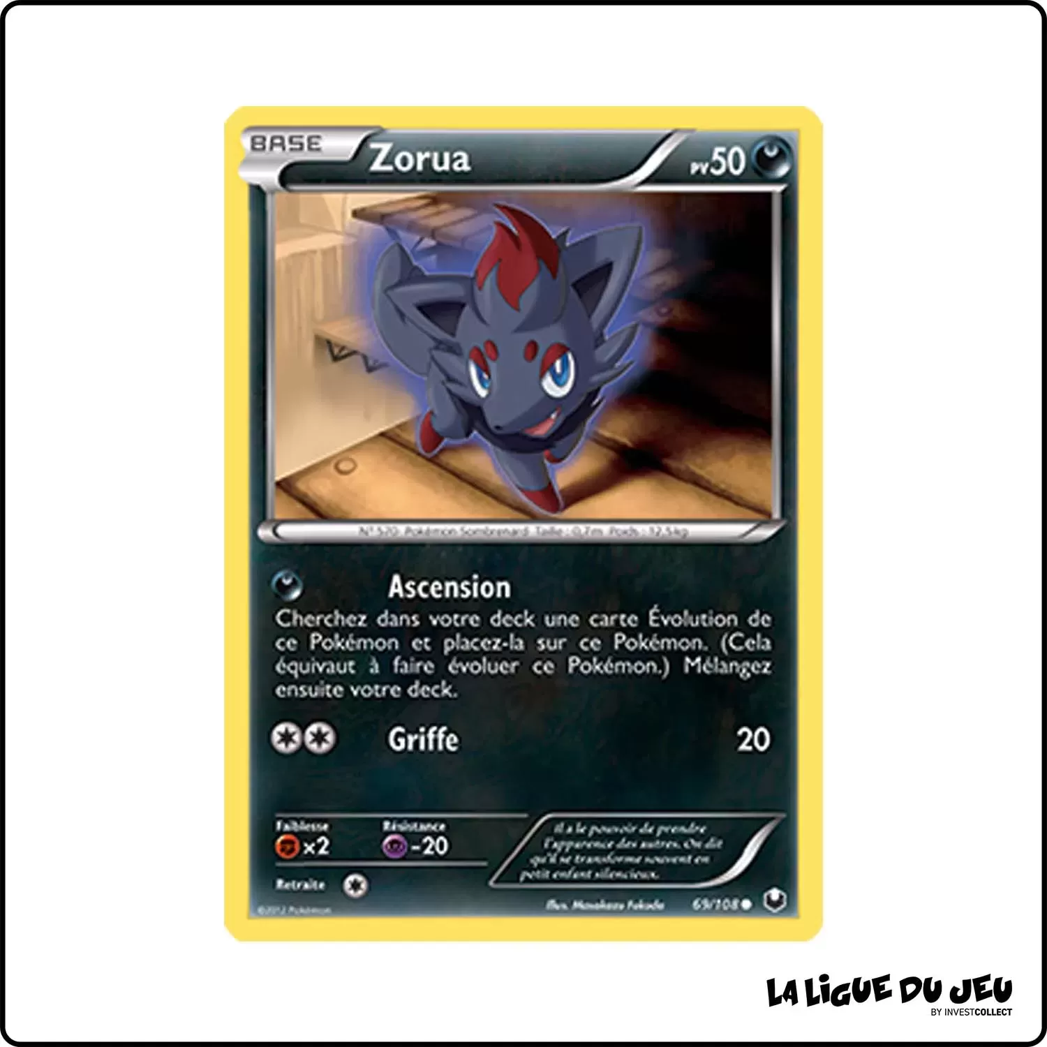 Commune - Pokemon - Explorateurs Obscurs - Zorua 69/108