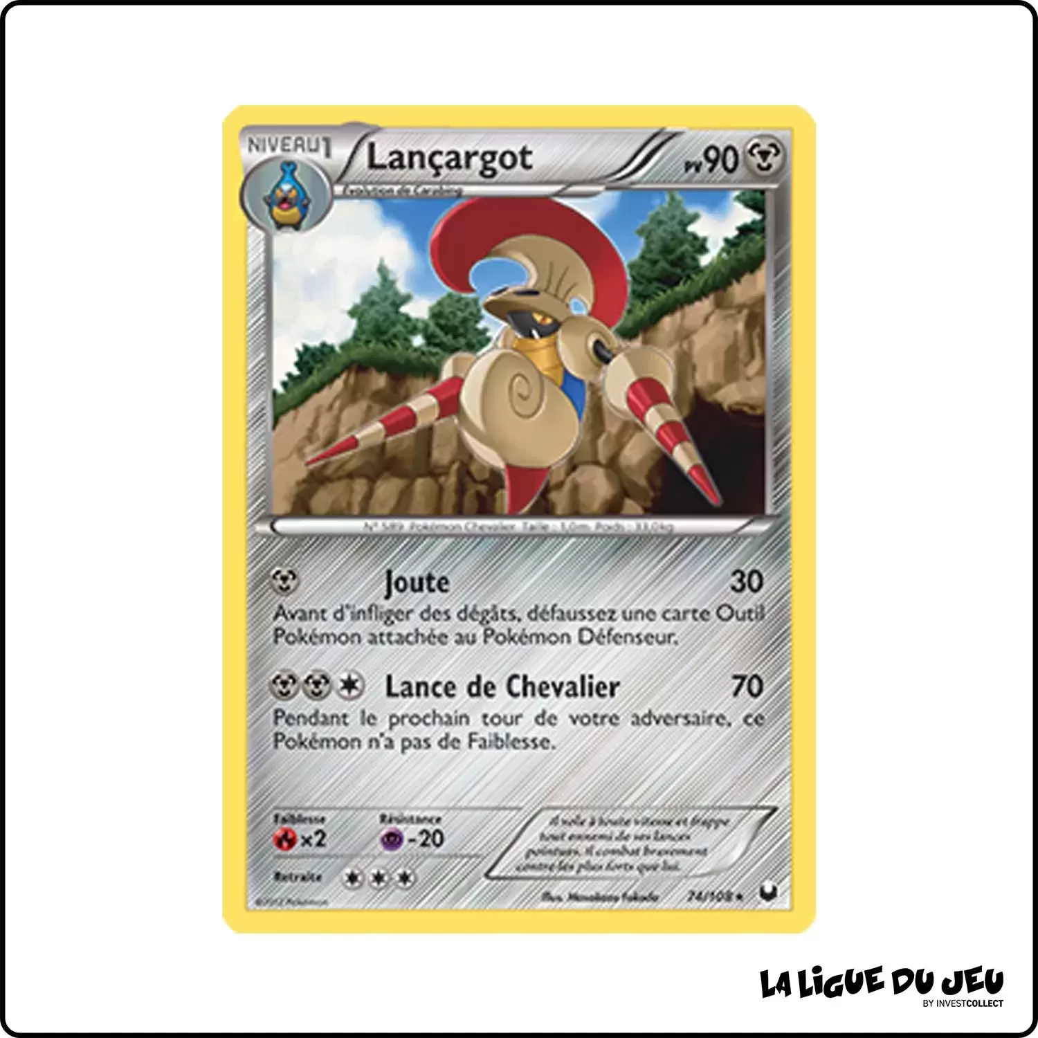 Rare - Pokemon - Explorateurs Obscurs - Lançargot 74/108