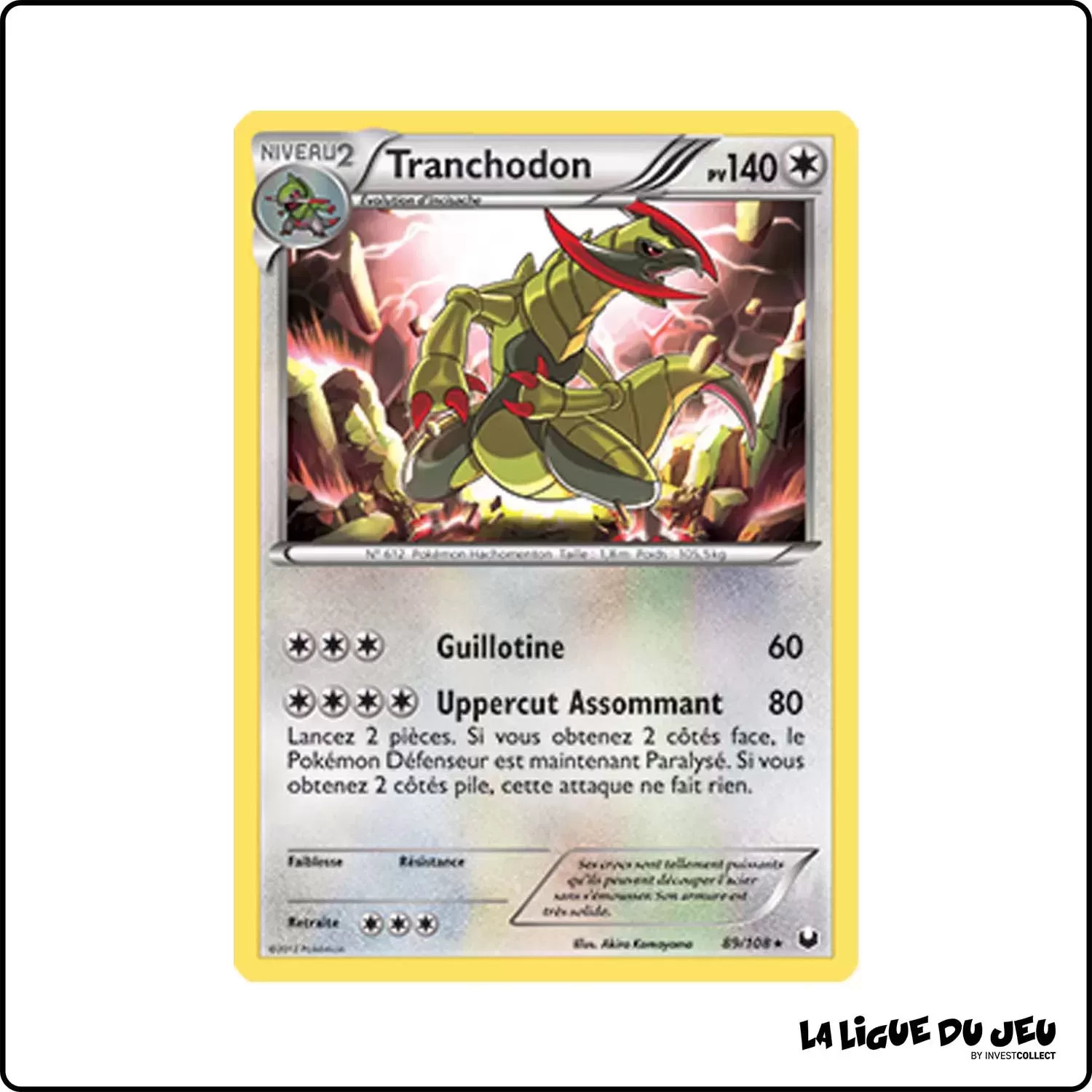 Holo - Pokemon - Explorateurs Obscurs - Tranchodon 89/108