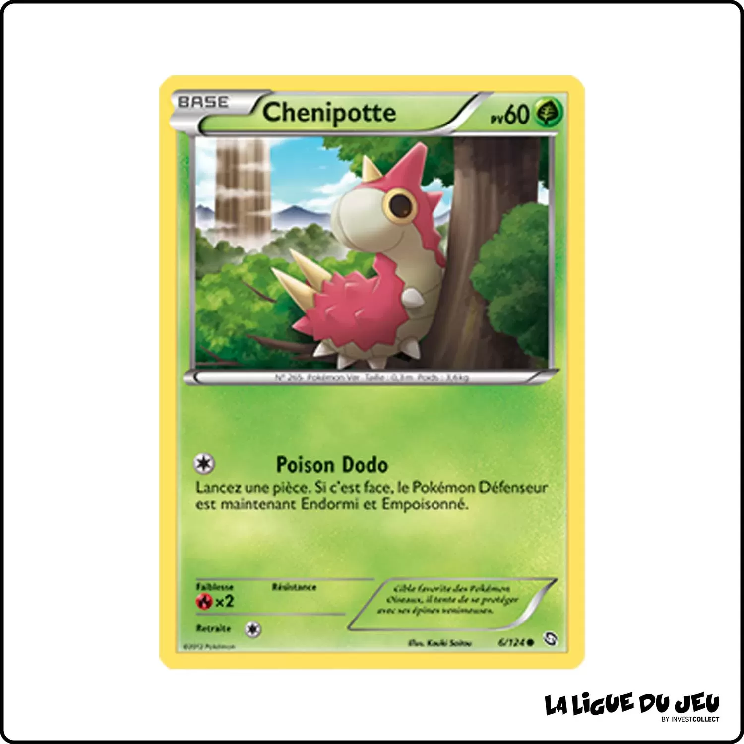 Commune - Pokemon - Dragons Exaltés - Chenipotte 6/124