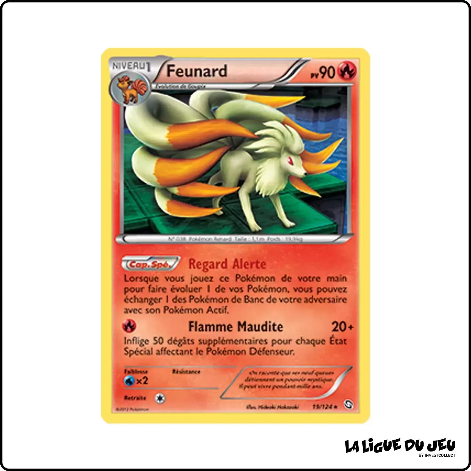 Holo - Pokemon - Dragons Exaltés - Feunard 19/124