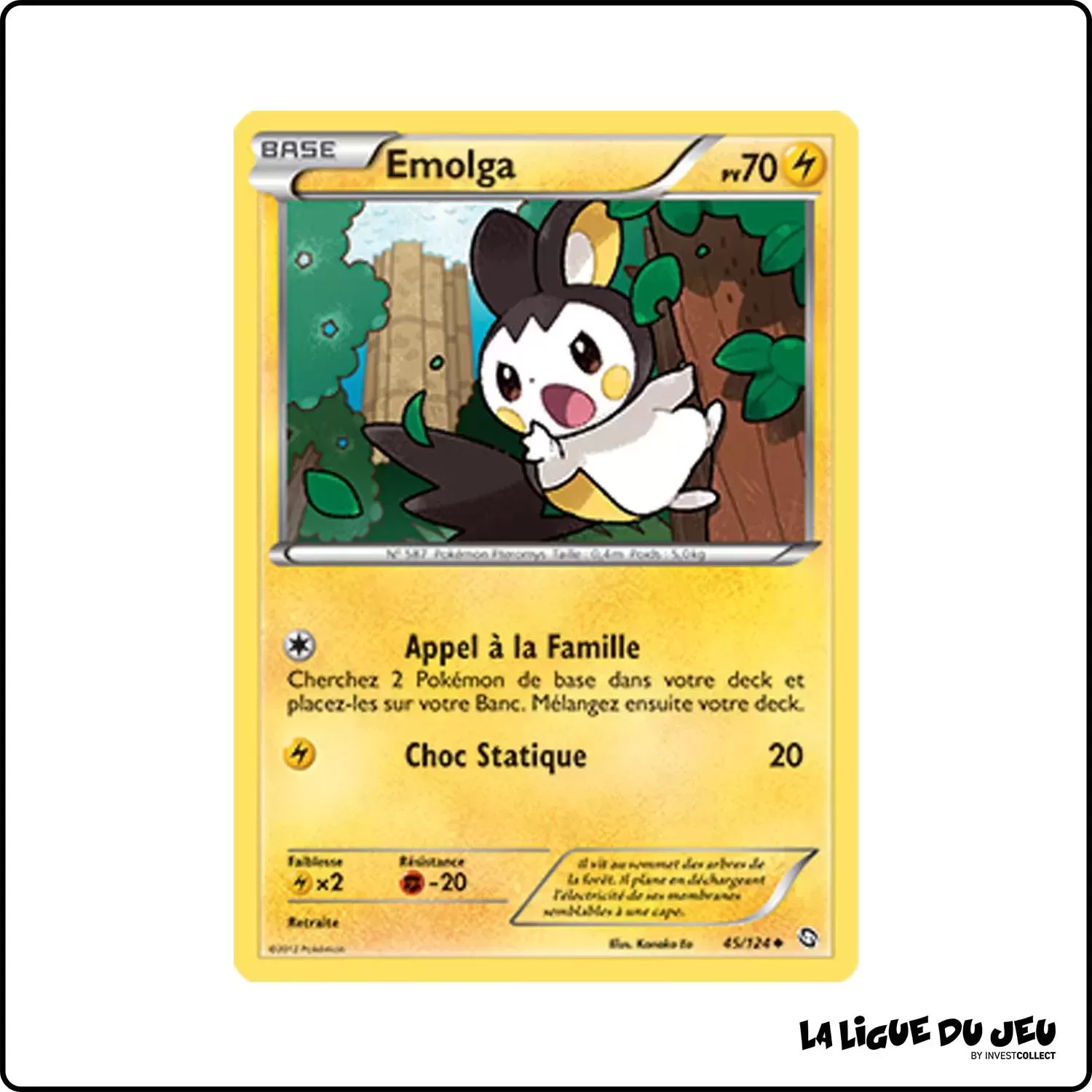 Peu commune - Pokemon - Dragons Exaltés - Emolga 45/124