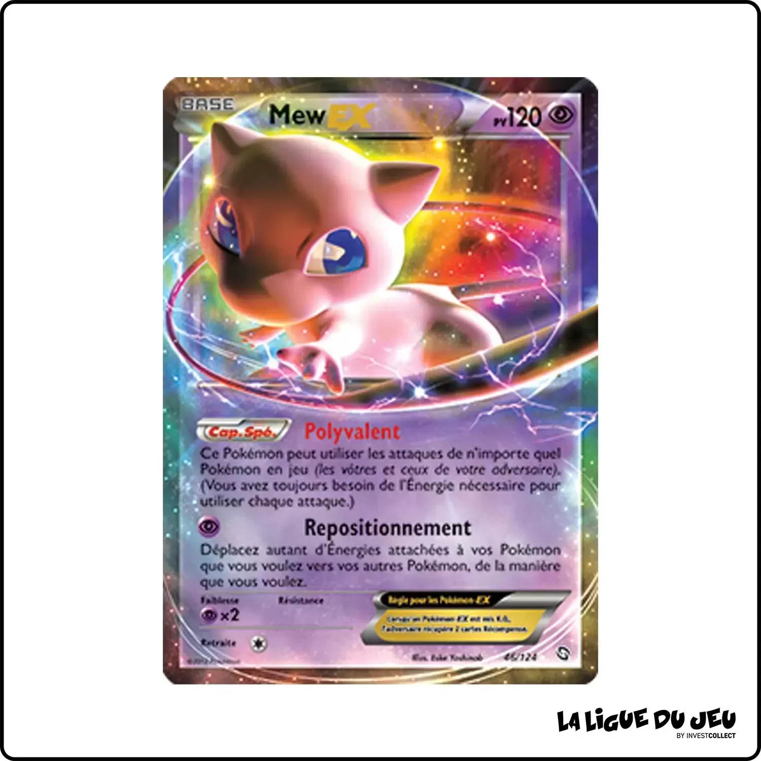 Ultra - Pokemon - Dragons Exaltés - Mew-EX 46/124