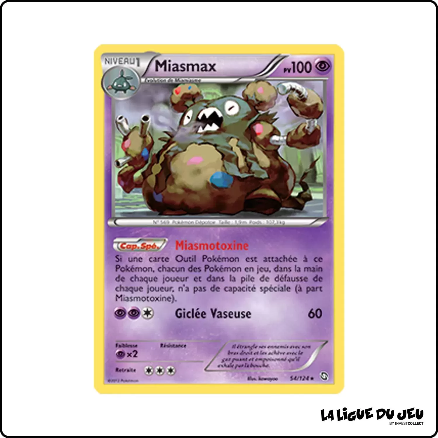 Holo - Pokemon - Dragons Exaltés - Miasmax 54/124