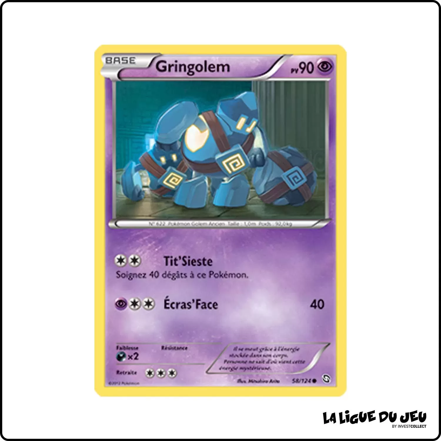 Commune - Pokemon - Dragons Exaltés - Gringolem 58/124