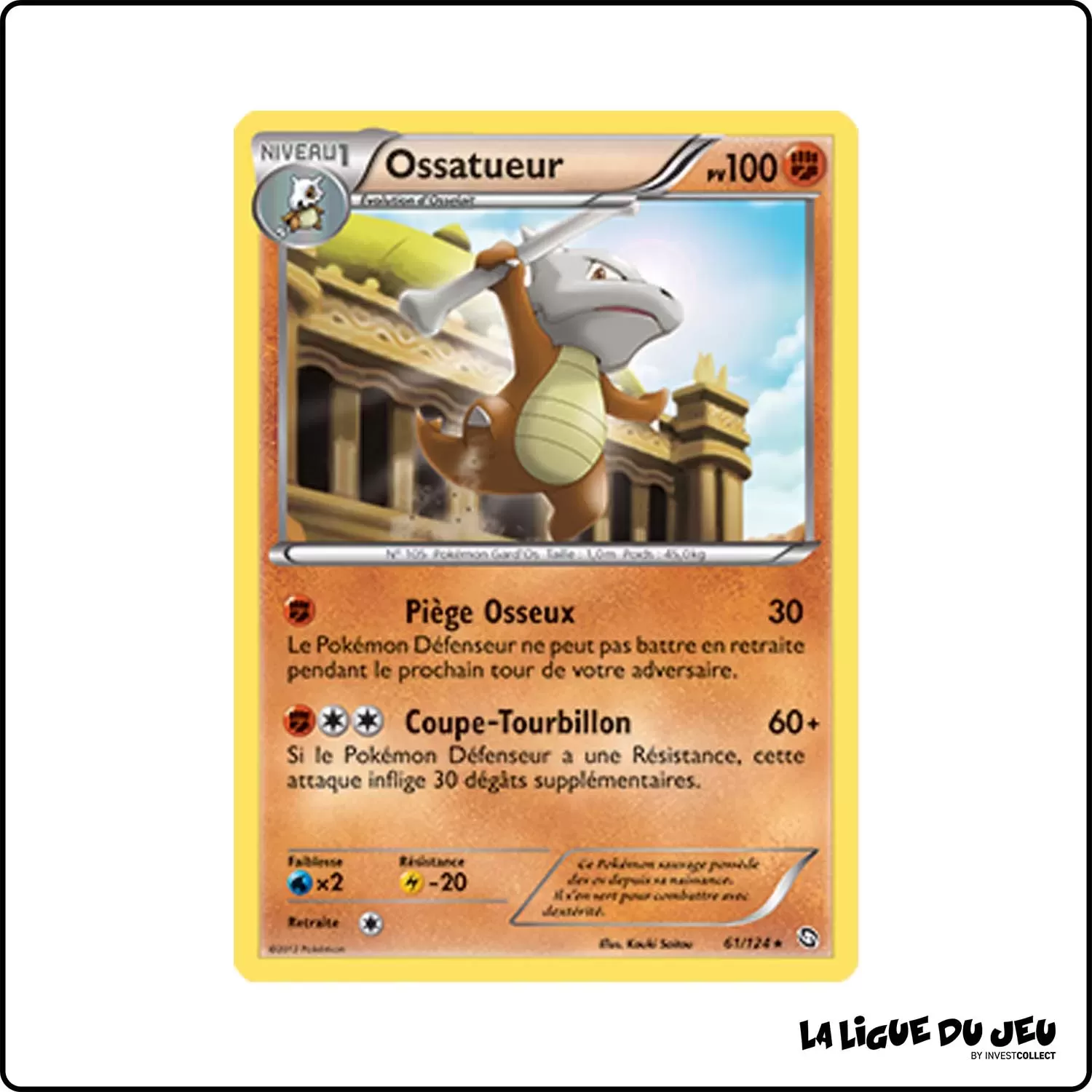 Rare - Pokemon - Dragons Exaltés - Ossatueur 61/124