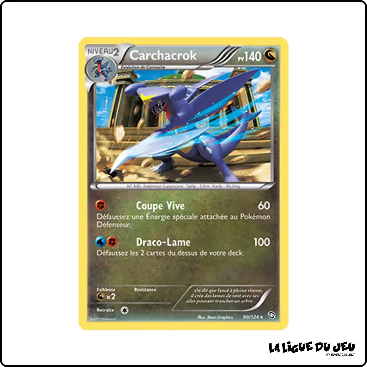 Holo - Pokemon - Dragons Exaltés - Carchacrok 90/124