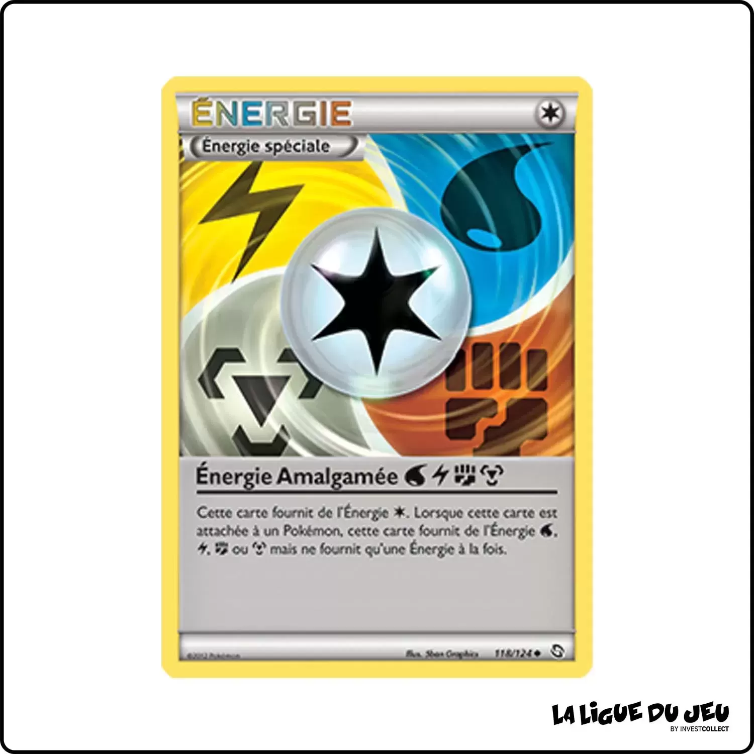 Peu commune - Pokemon - Dragons Exaltés - Énergie Amalgamée EauÉlectriqueCombatMétal 118/124