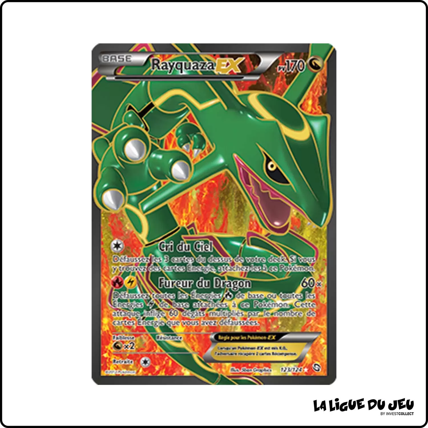 Ultra - Pokemon - Dragons Exaltés - Rayquaza-EX 123/124