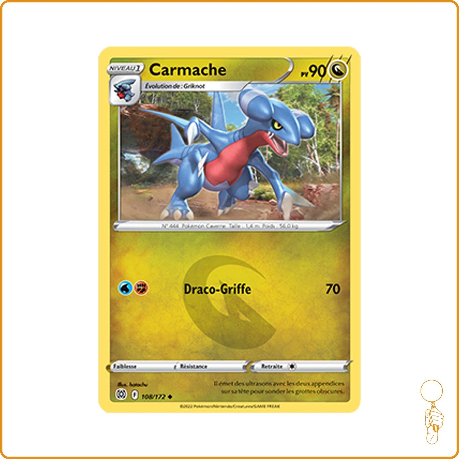 Peu commune - Pokemon - Stars Etincelantes - Carmache 108/172 The Pokémon Company - 1