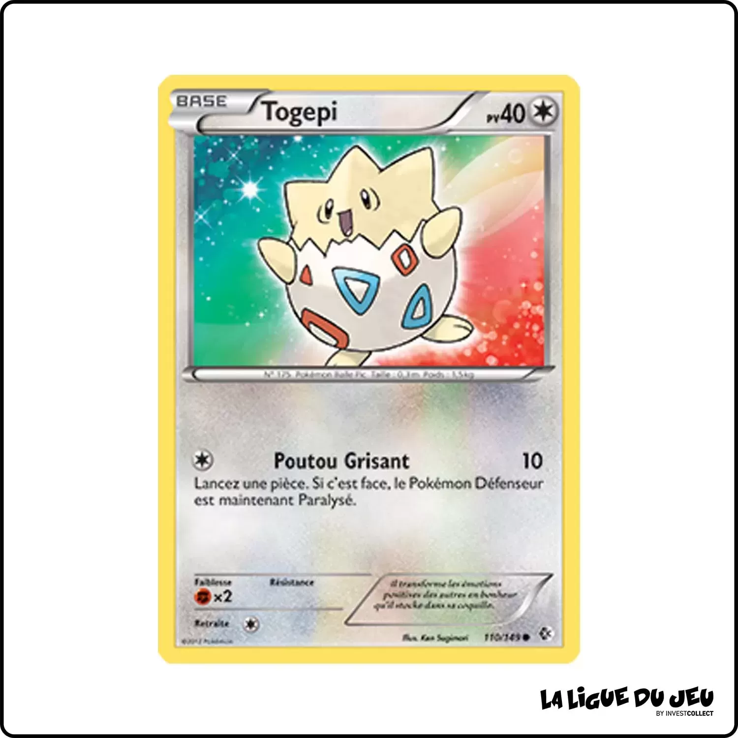 Commune - Pokemon - Frontières Franchies - Togepi 110/149