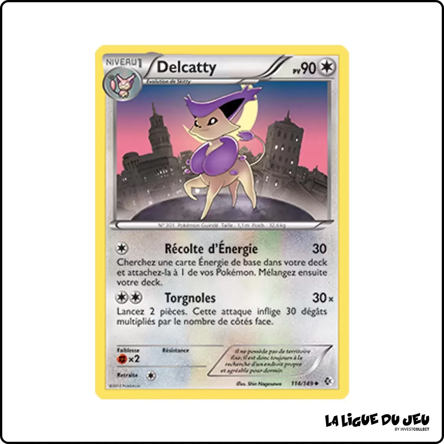 Peu commune - Pokemon - Frontières Franchies - Delcatty 114/149