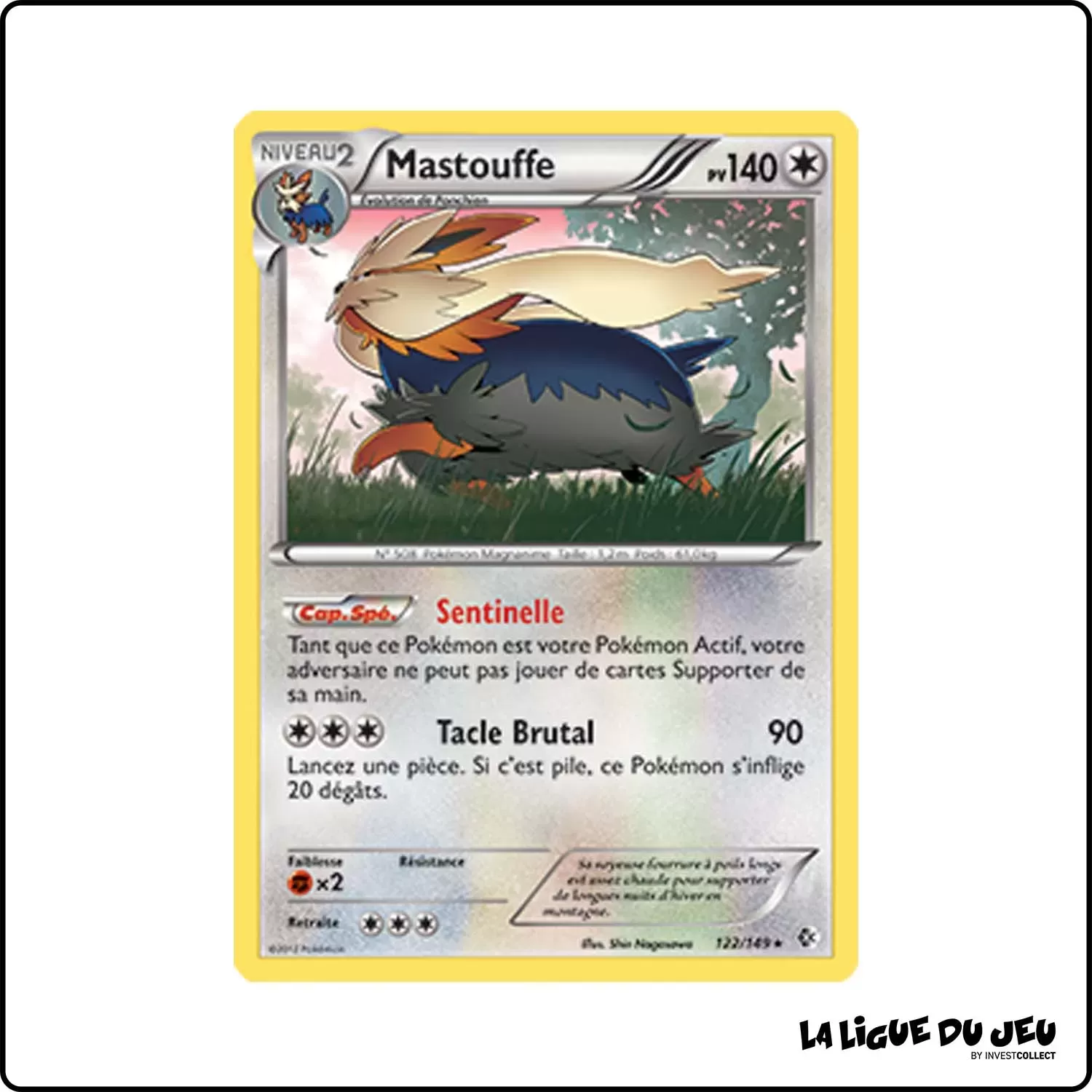 Holo - Pokemon - Frontières Franchies - Mastouffe 122/149