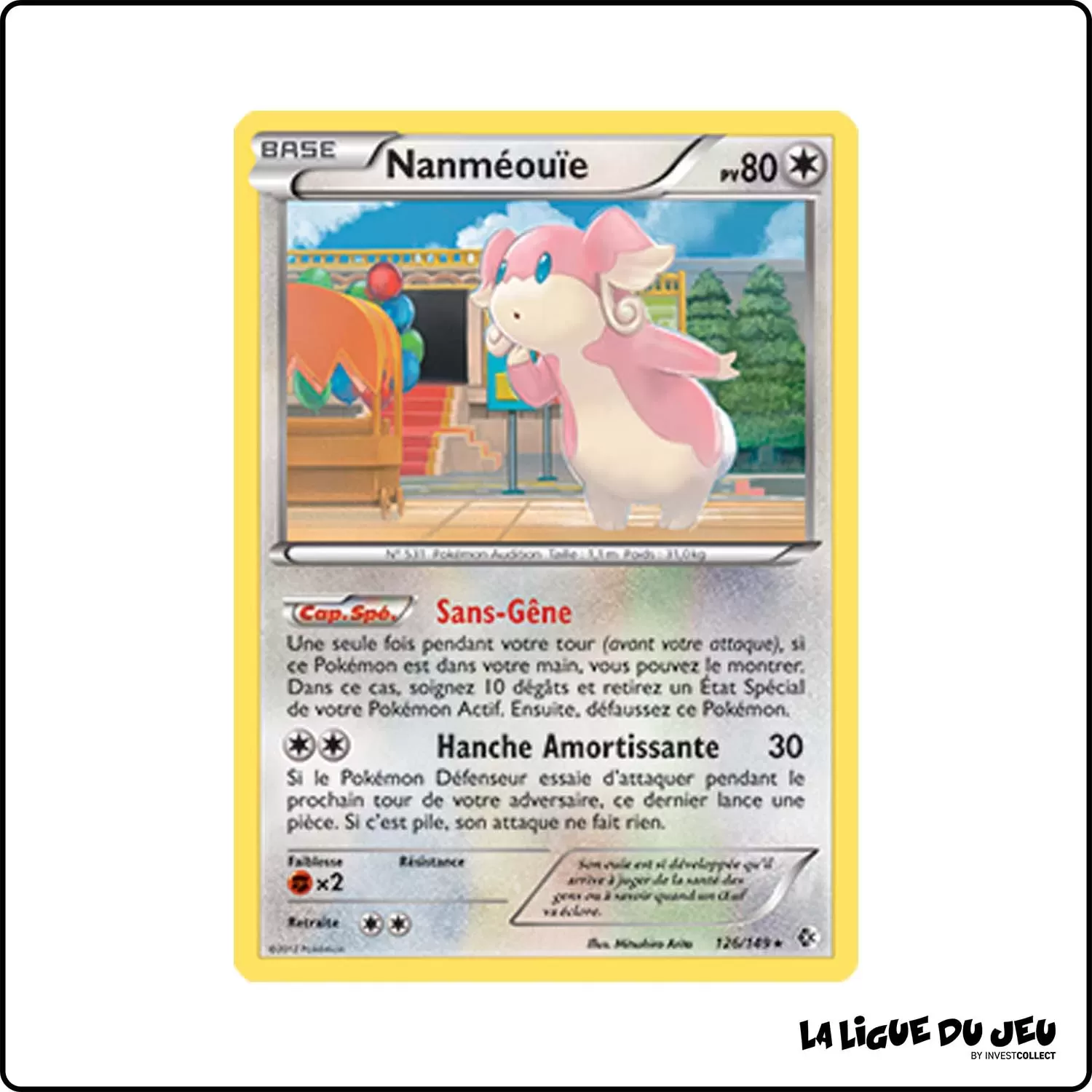 Rare - Pokemon - Frontières Franchies - Nanméouïe 126/149