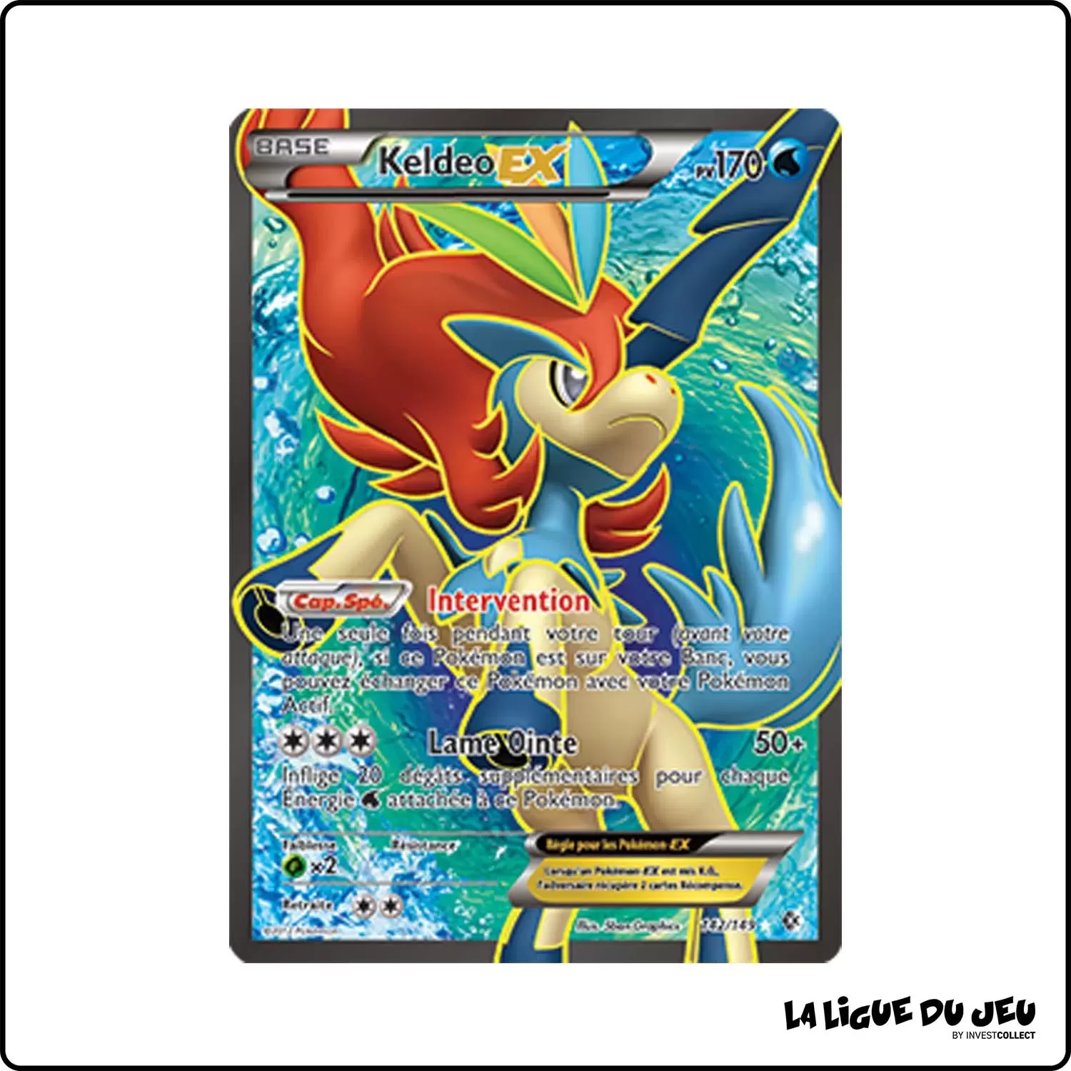 Ultra - Pokemon - Frontières Franchies - Keldeo-EX 142/149