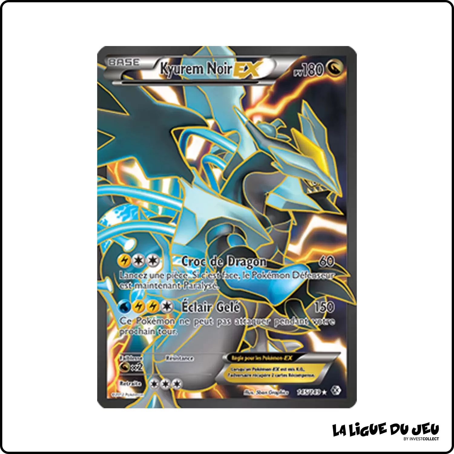 Ultra - Pokemon - Frontières Franchies - Kyurem Noir-EX 145/149