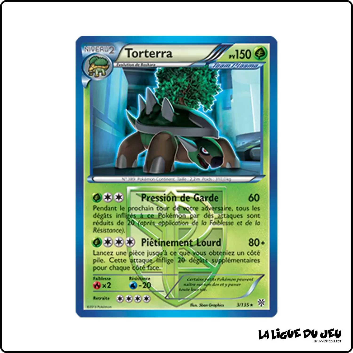 Rare - Pokemon - Tempête Plasma - Torterra 3/135