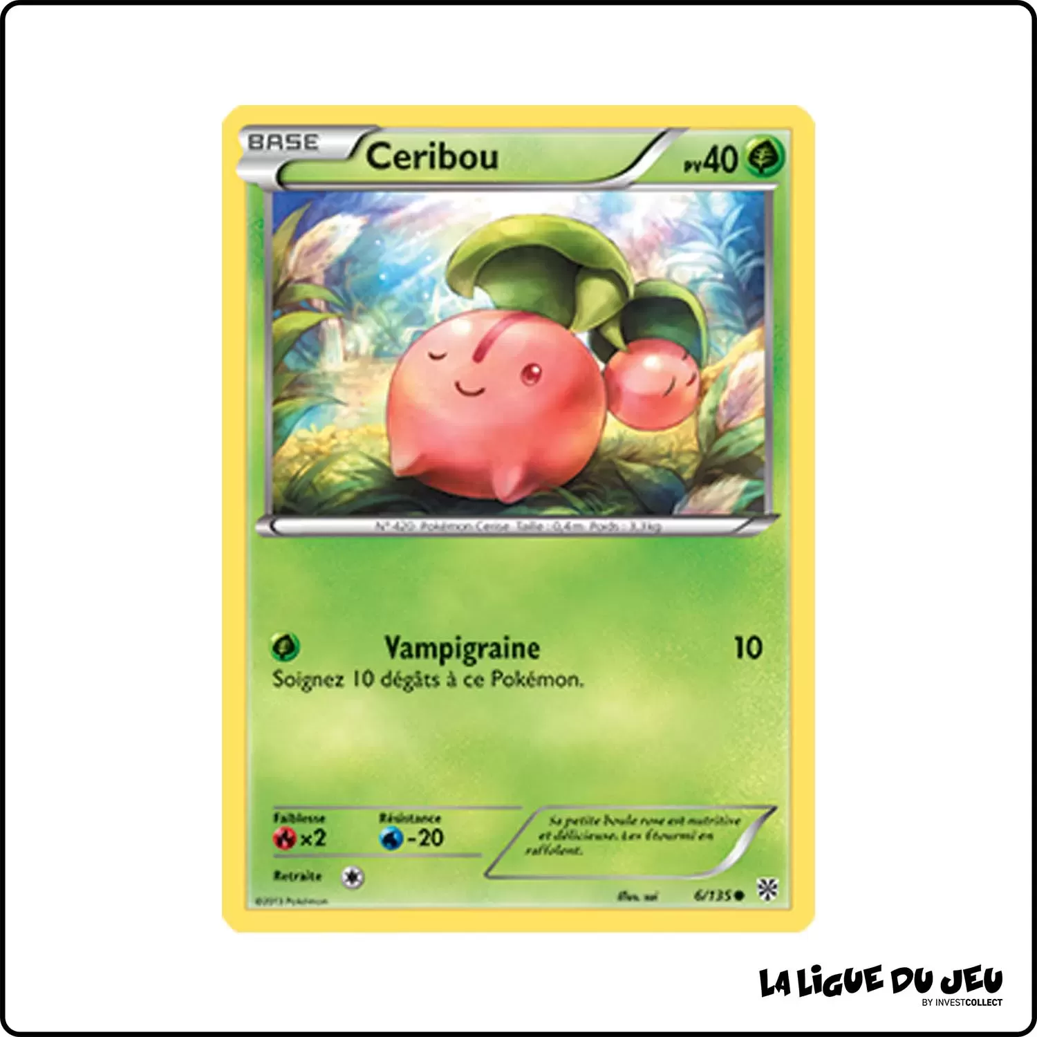 Commune - Pokemon - Tempête Plasma - Ceribou 6/135