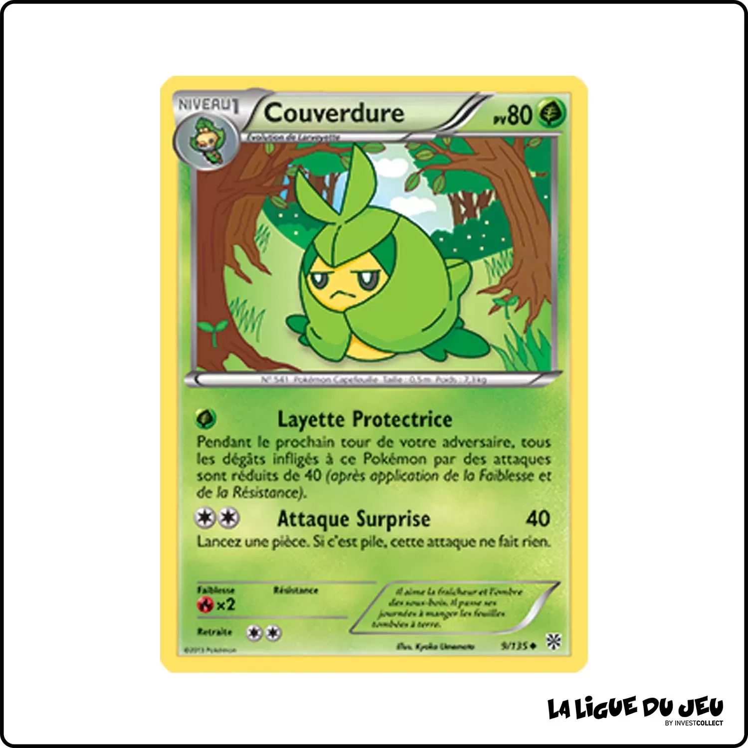 Peu commune - Pokemon - Tempête Plasma - Couverdure 9/135