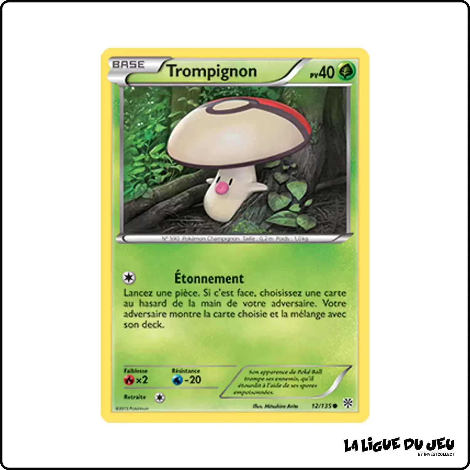 Commune - Pokemon - Tempête Plasma - Trompignon 12/135