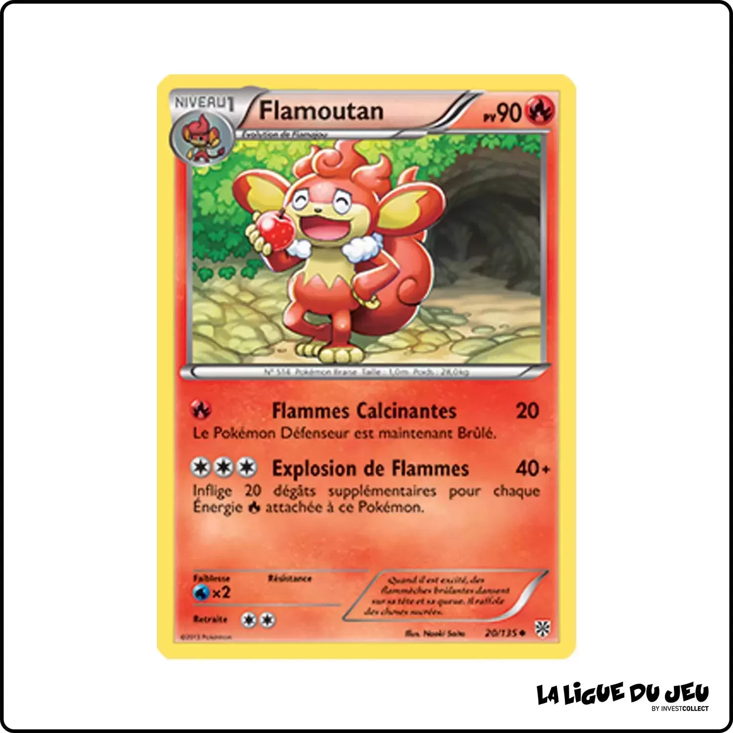 Peu commune - Pokemon - Tempête Plasma - Flamoutan 20/135