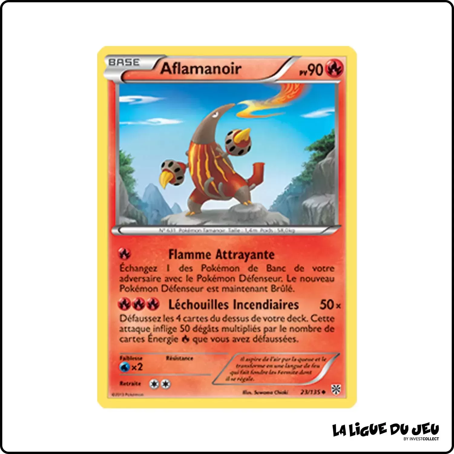 Peu commune - Pokemon - Tempête Plasma - Aflamanoir 23/135