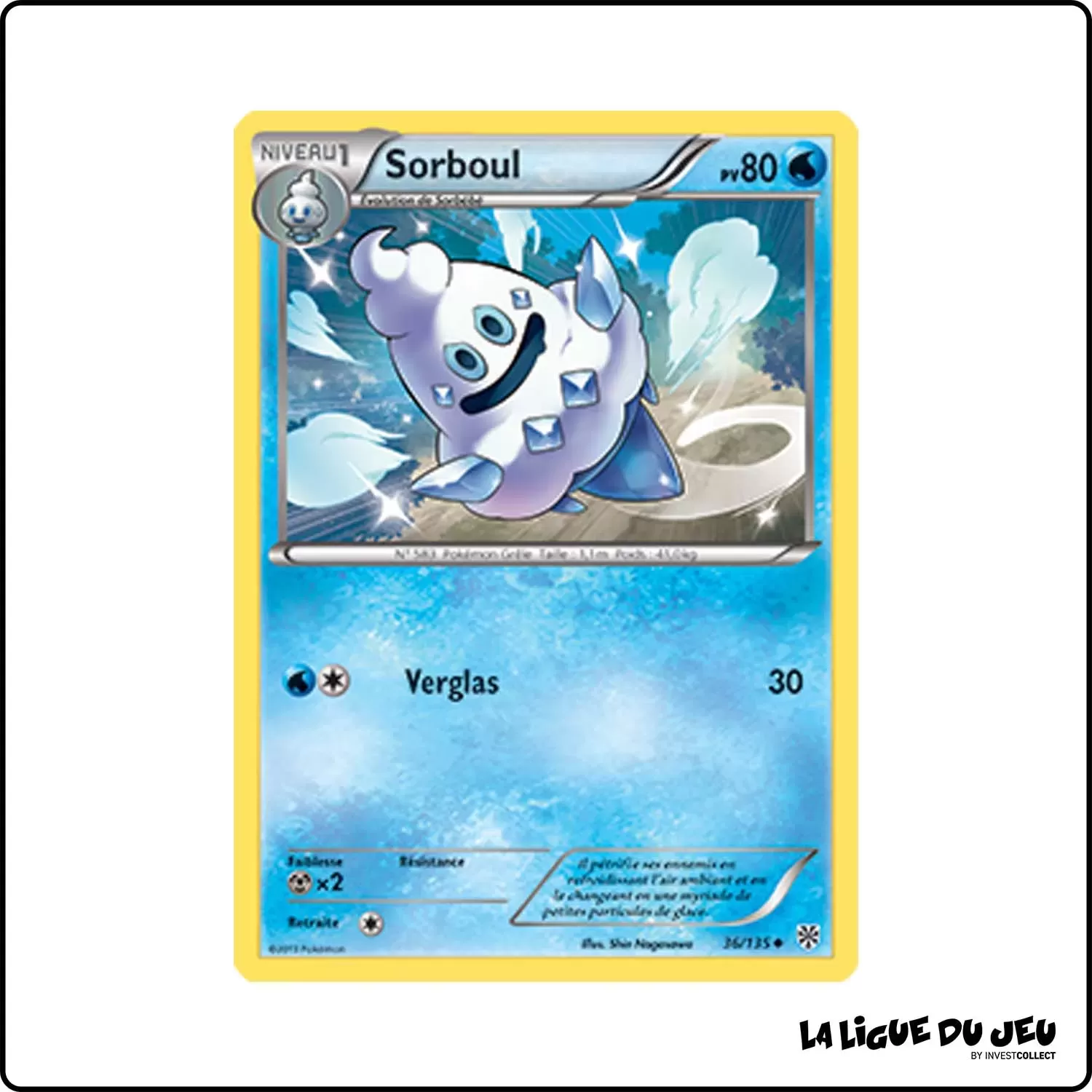 Peu commune - Pokemon - Tempête Plasma - Sorboul 36/135