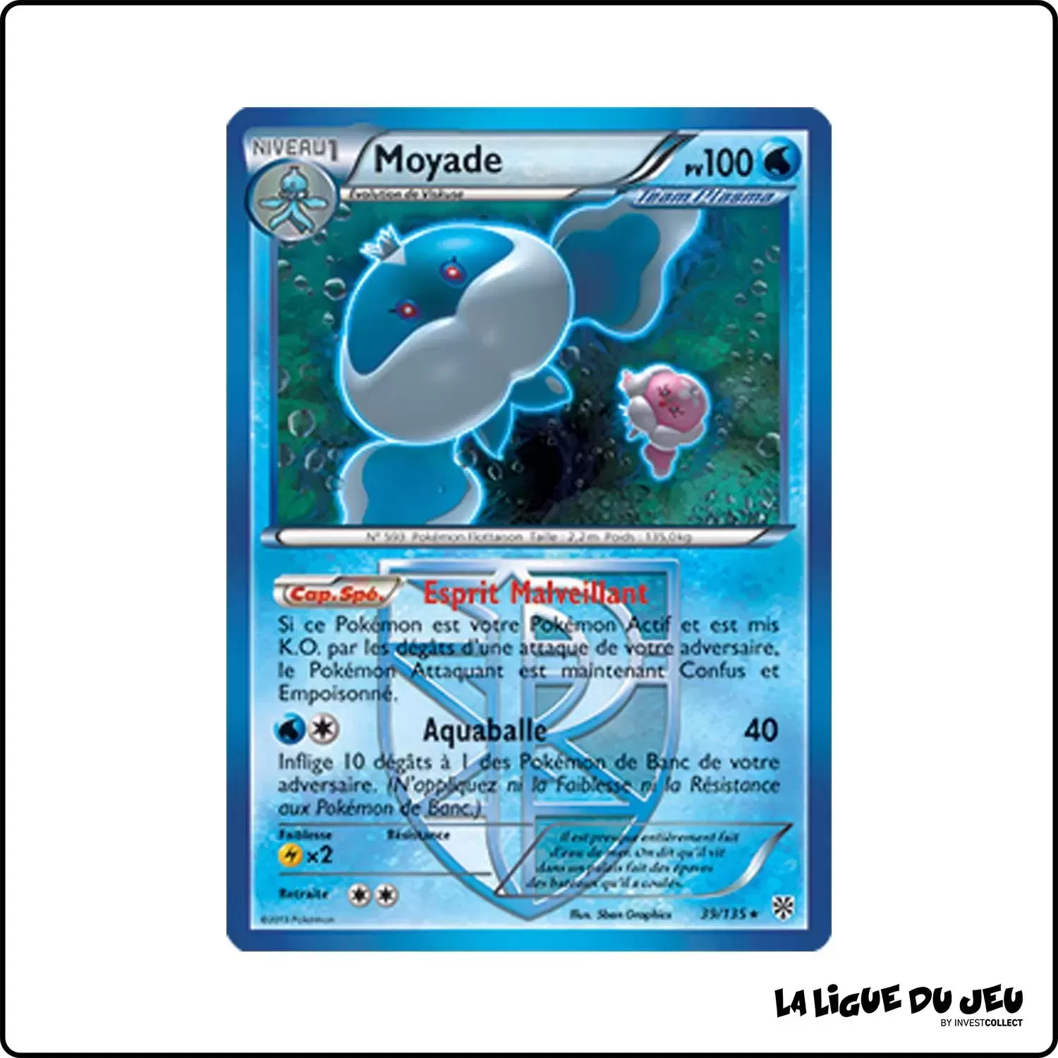 Rare - Pokemon - Tempête Plasma - Moyade 39/135